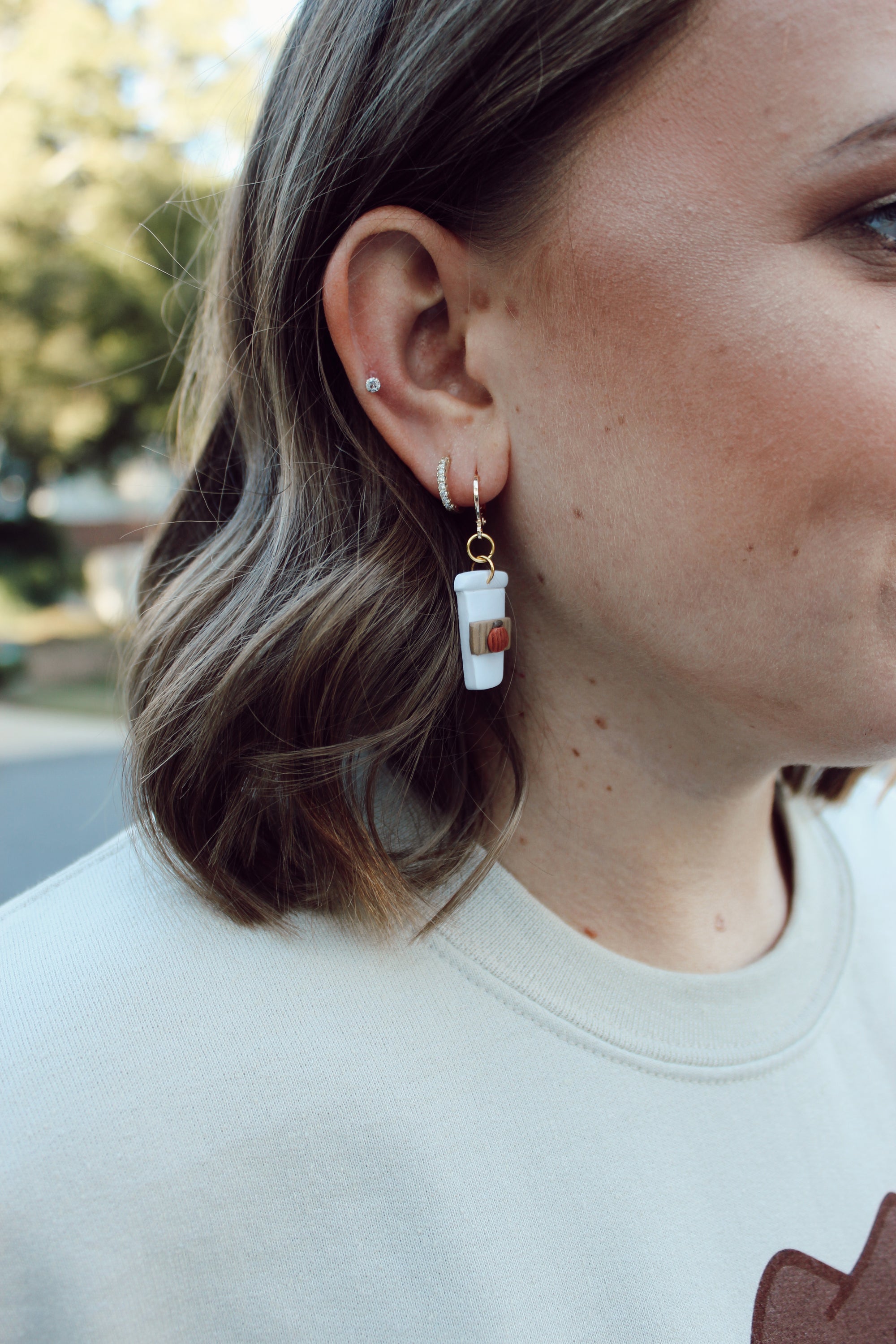 PSL Huggie Earrings