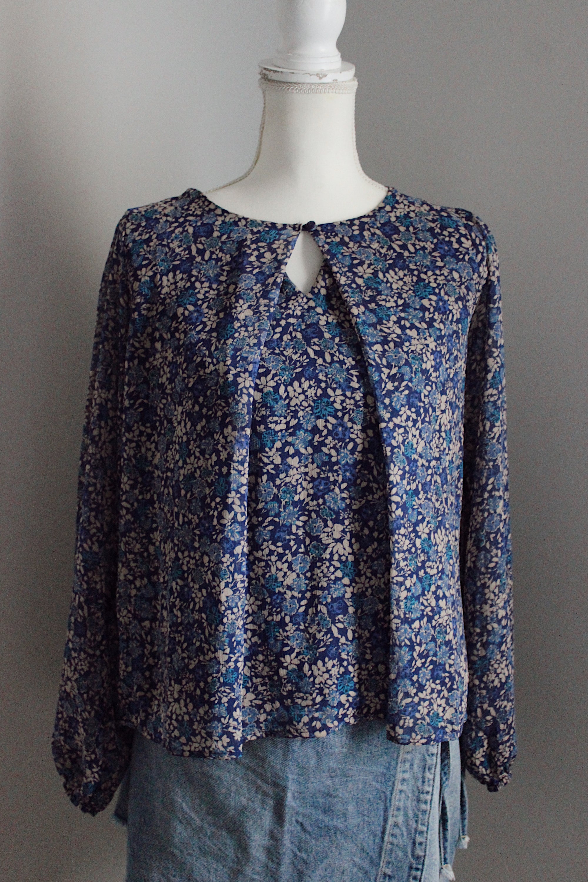 Autumn Meadow Floral Top