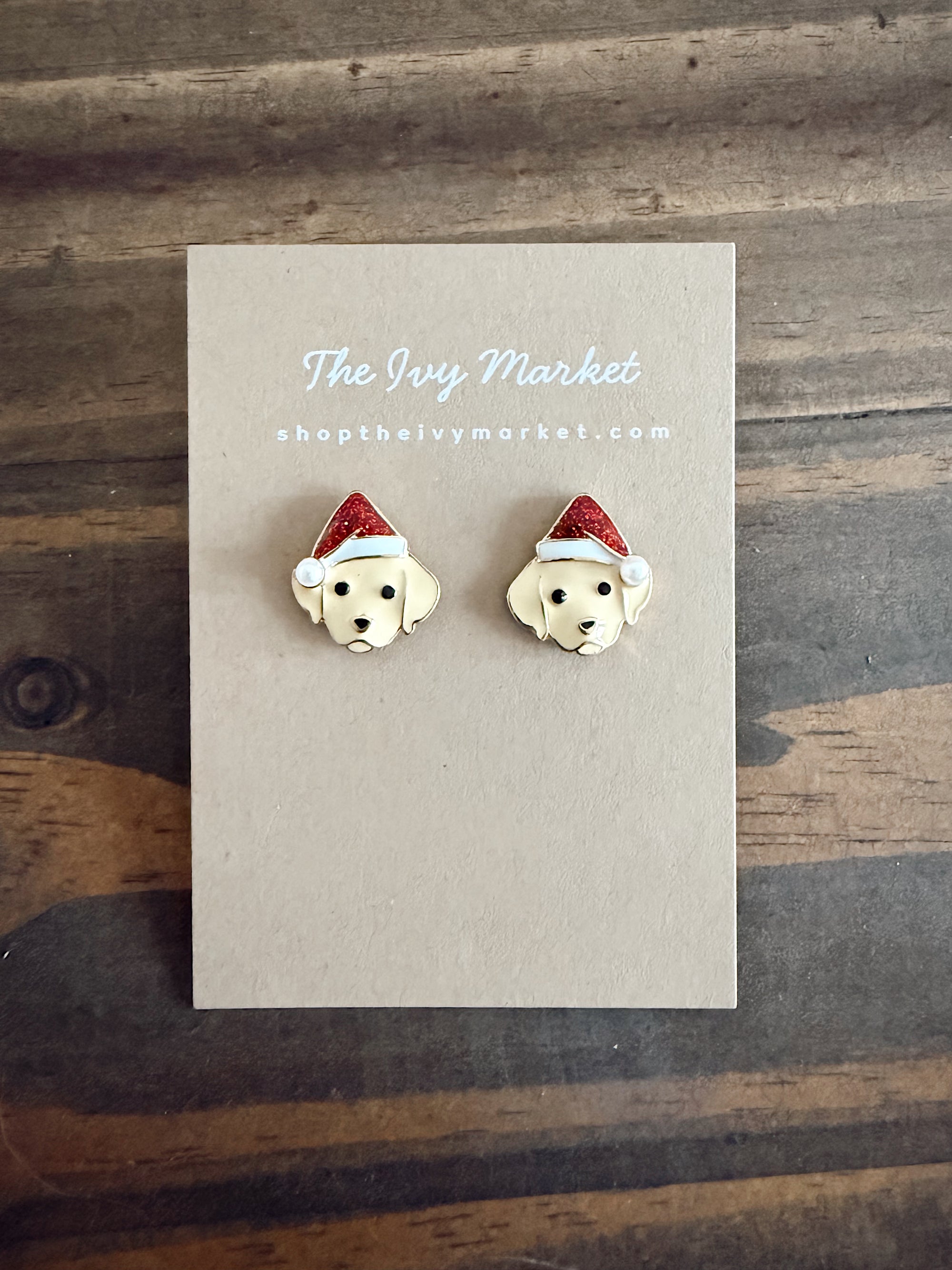 Happy Paw-lidays Stud Earrings