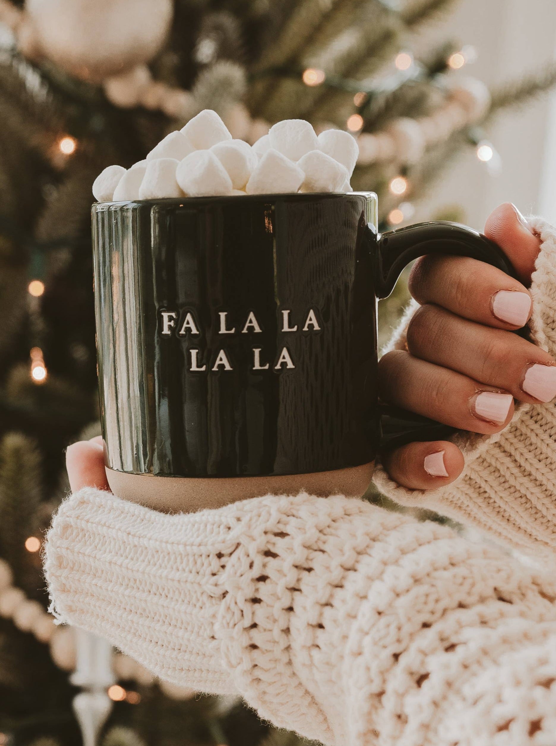 Fa La La Stoneware Mug