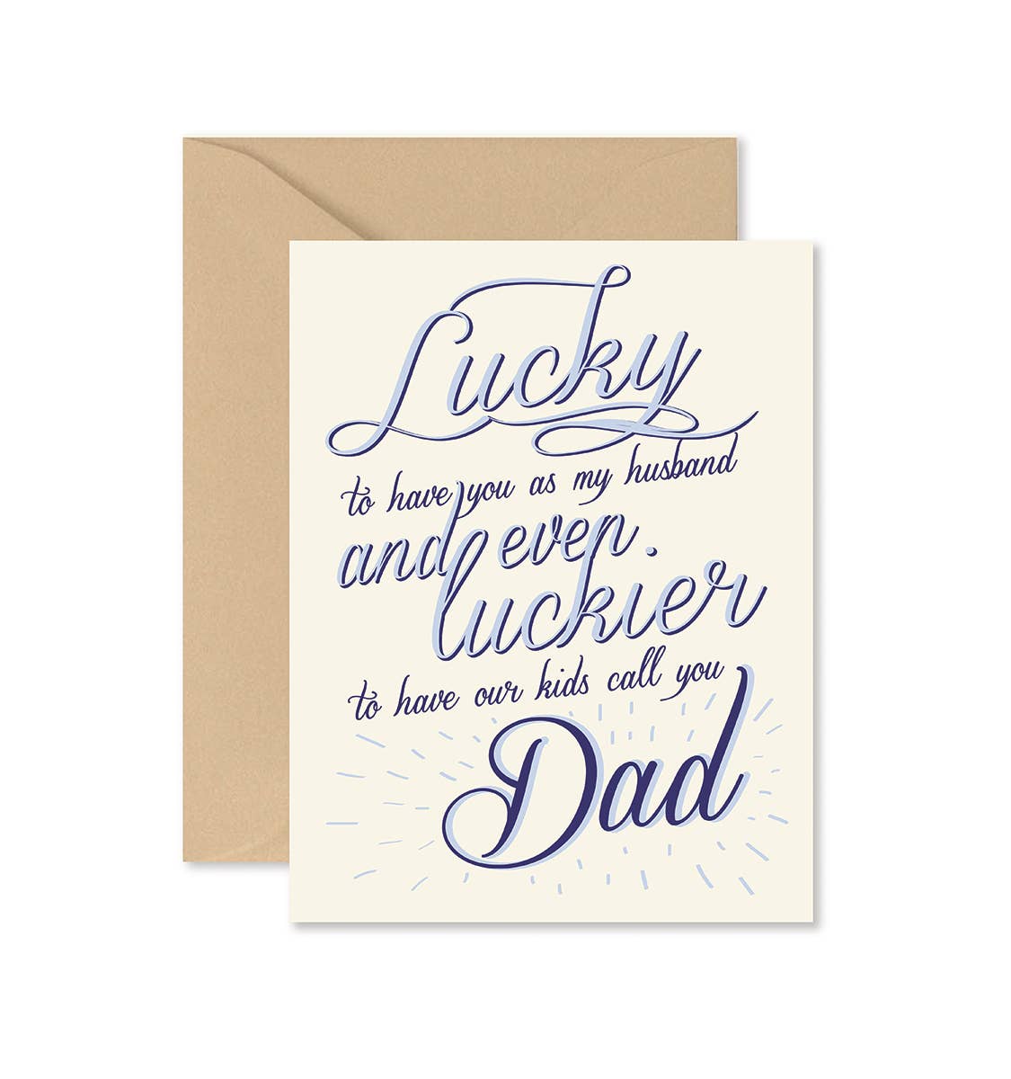 Lucky Dad Greeting Card