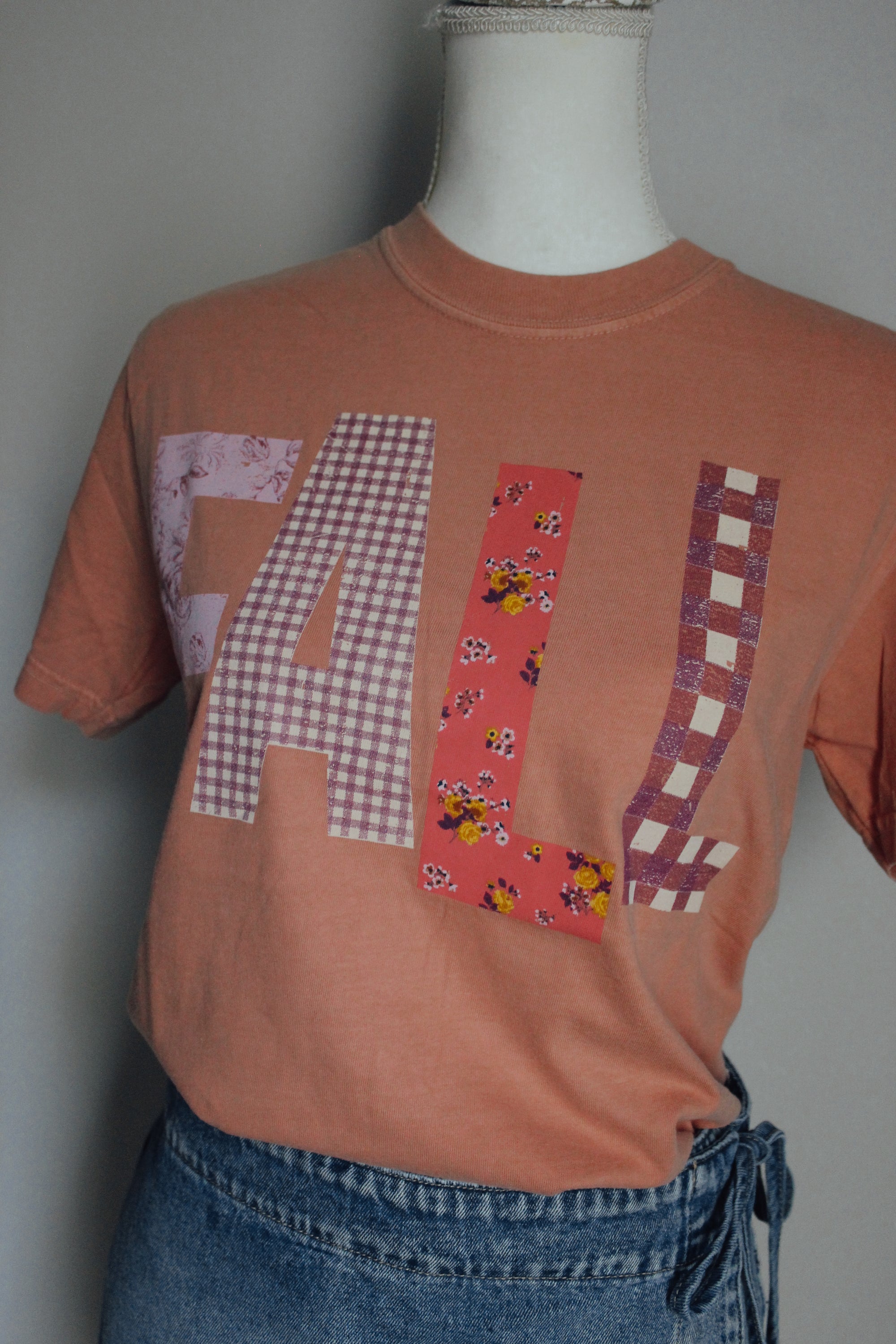 Fall Picnic Patterned Tee