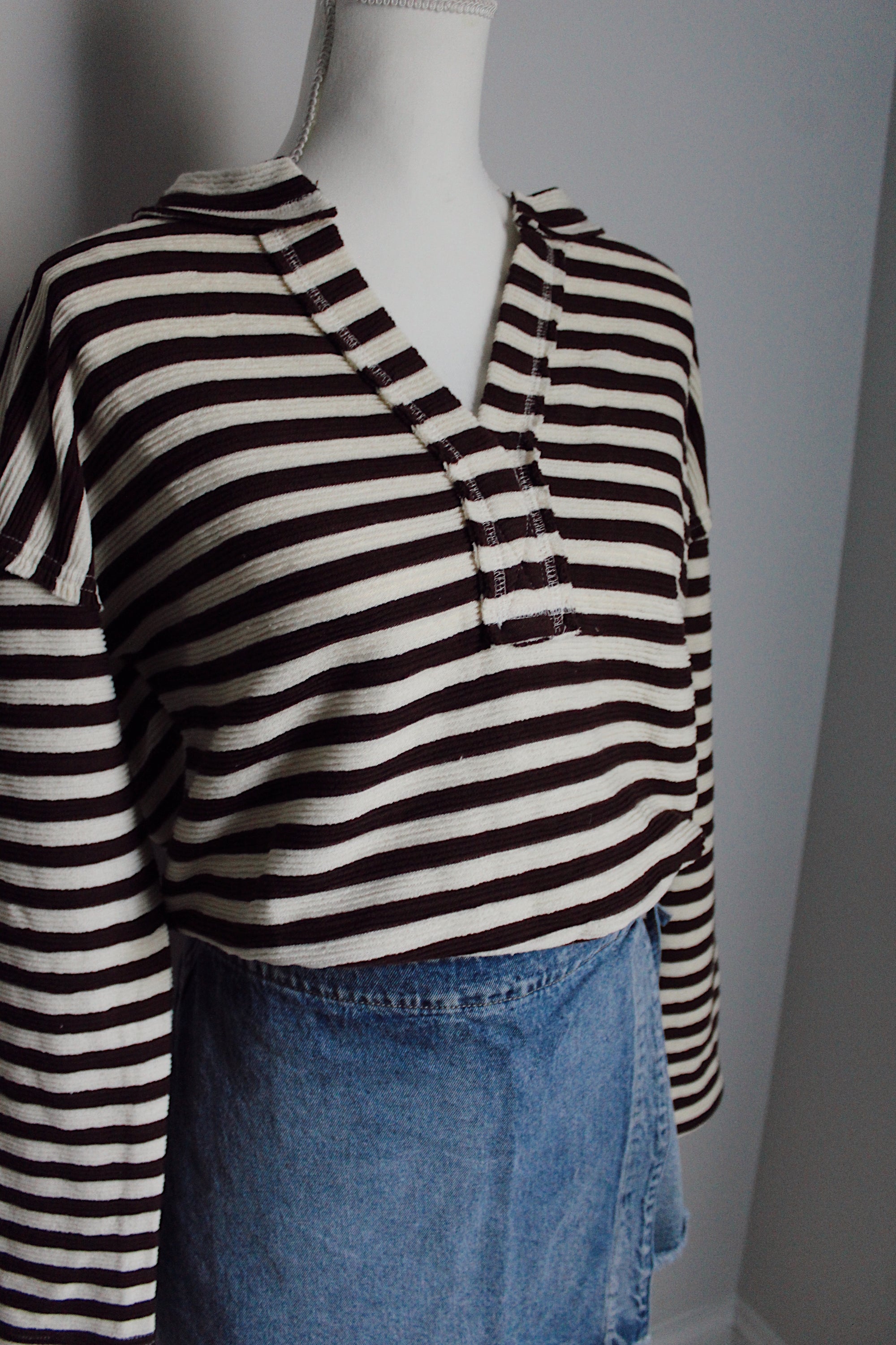 Cabin Weekend Striped Top