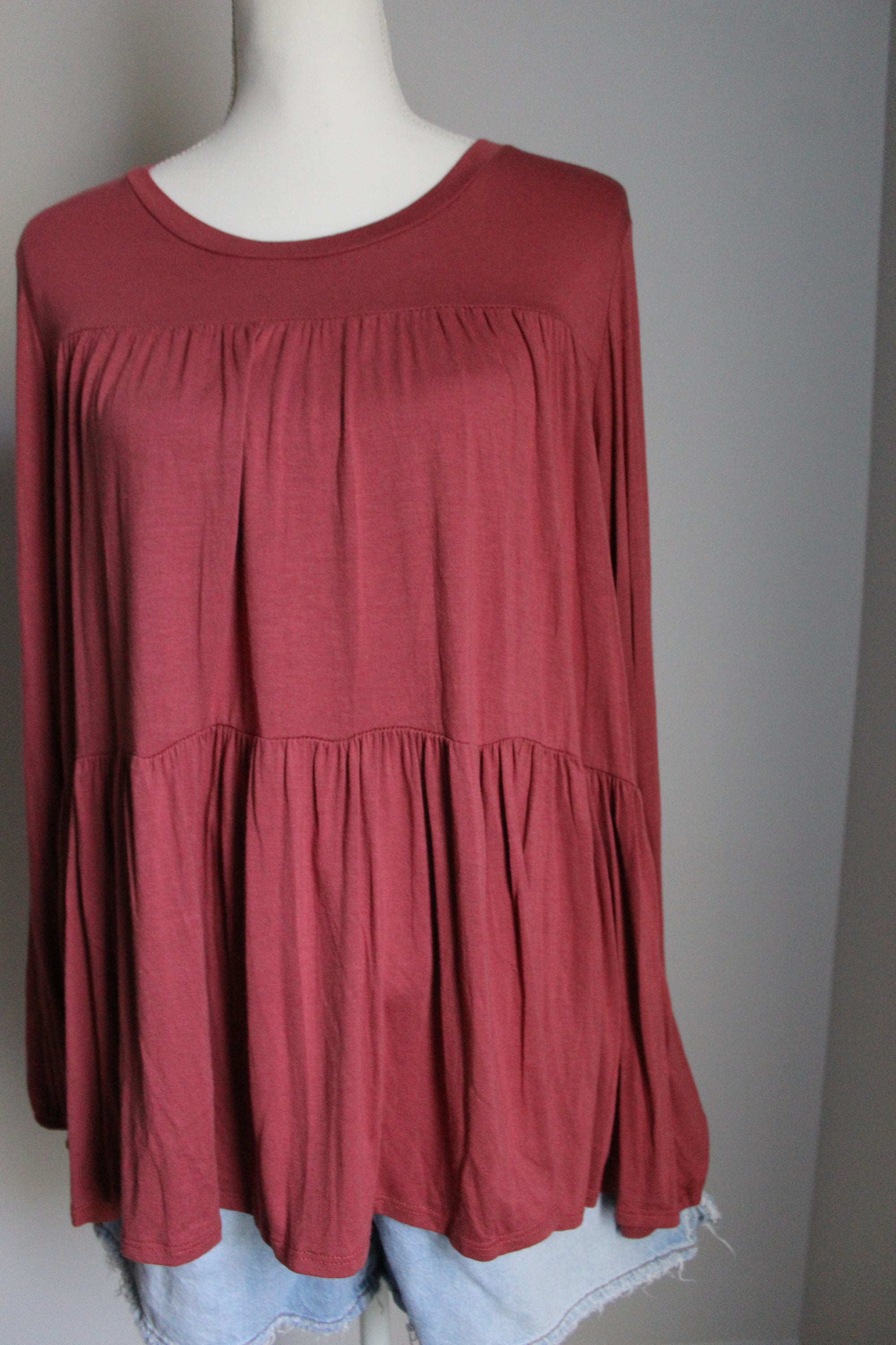 Chasing Fall Tiered Top
