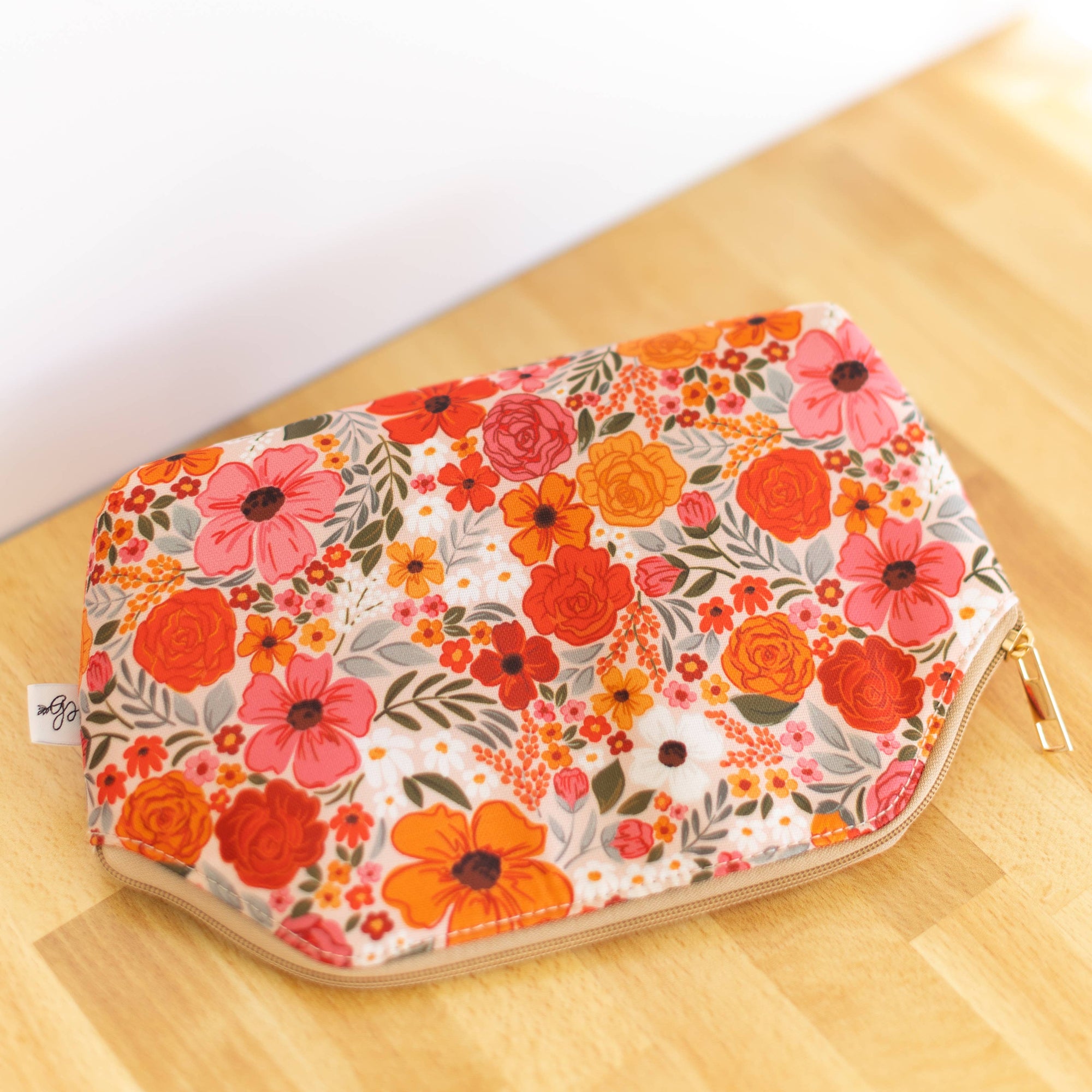 Rosewood Blooms Large Pouch