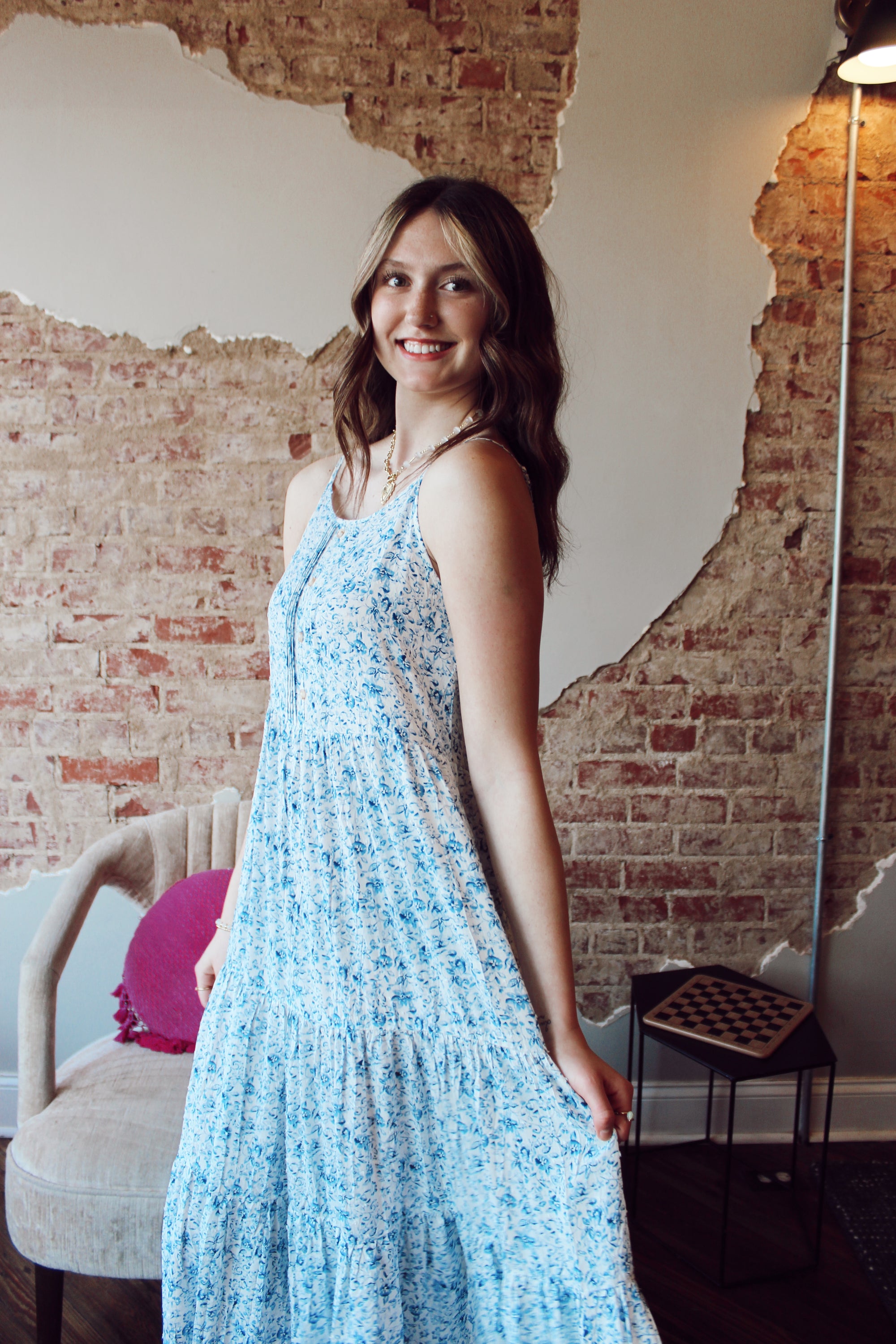 Spring Showers Midi Dress