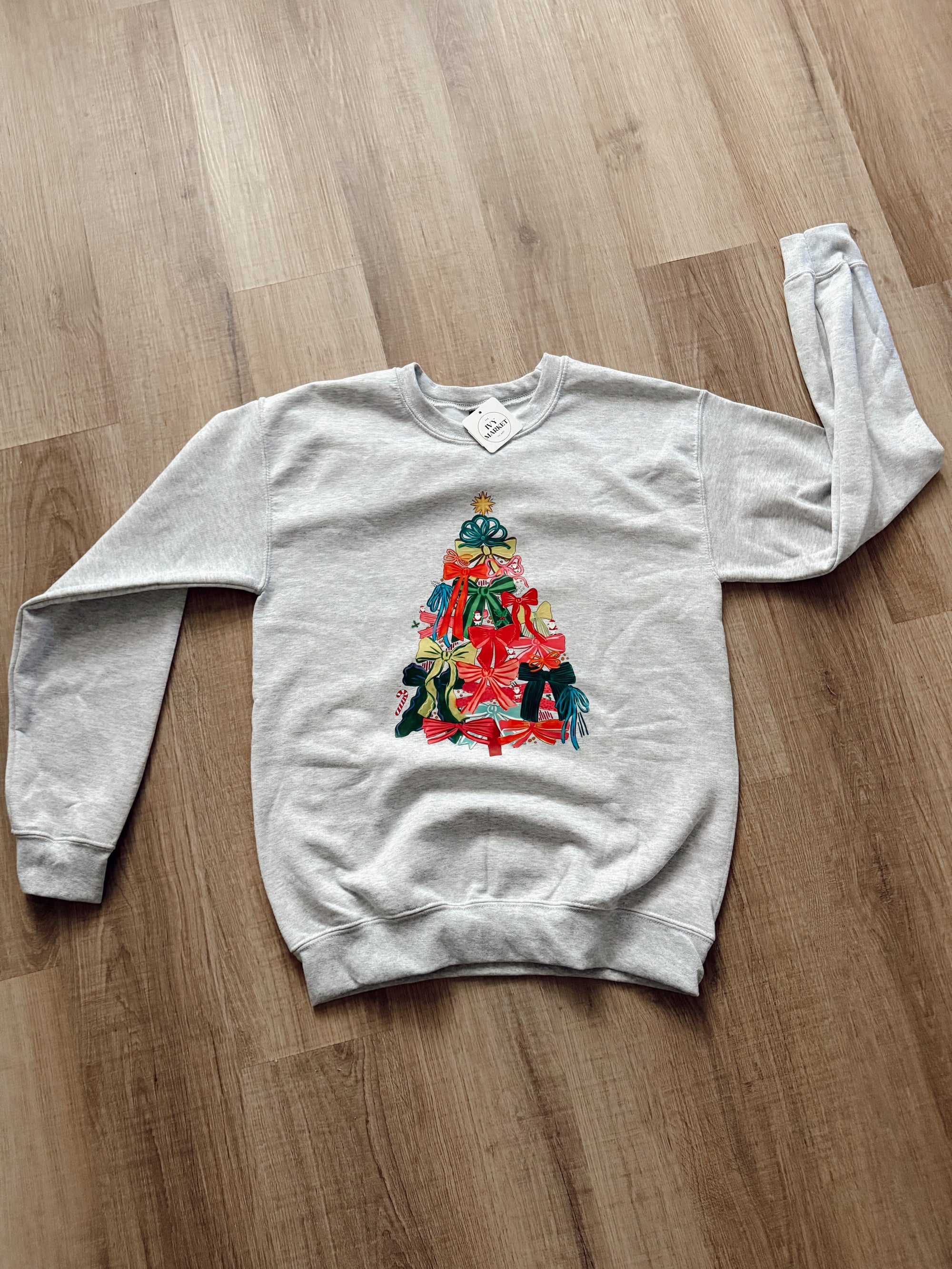 Colorful Christmas Tree Crewneck