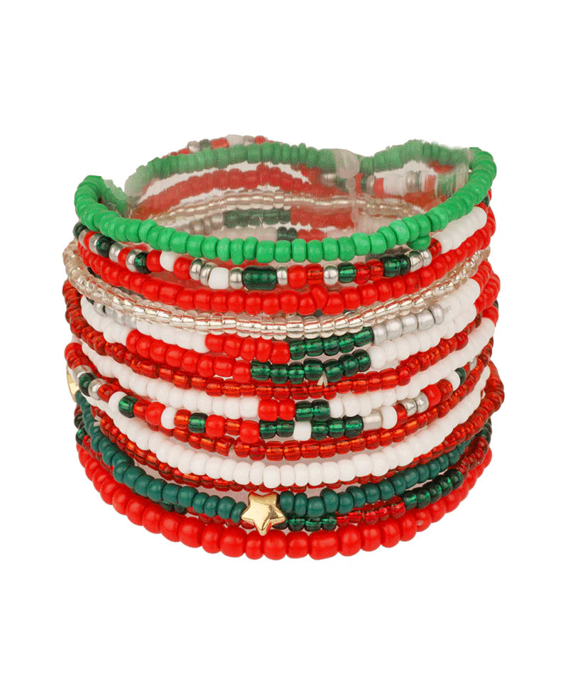 Holiday Cheer Bracelet Stack