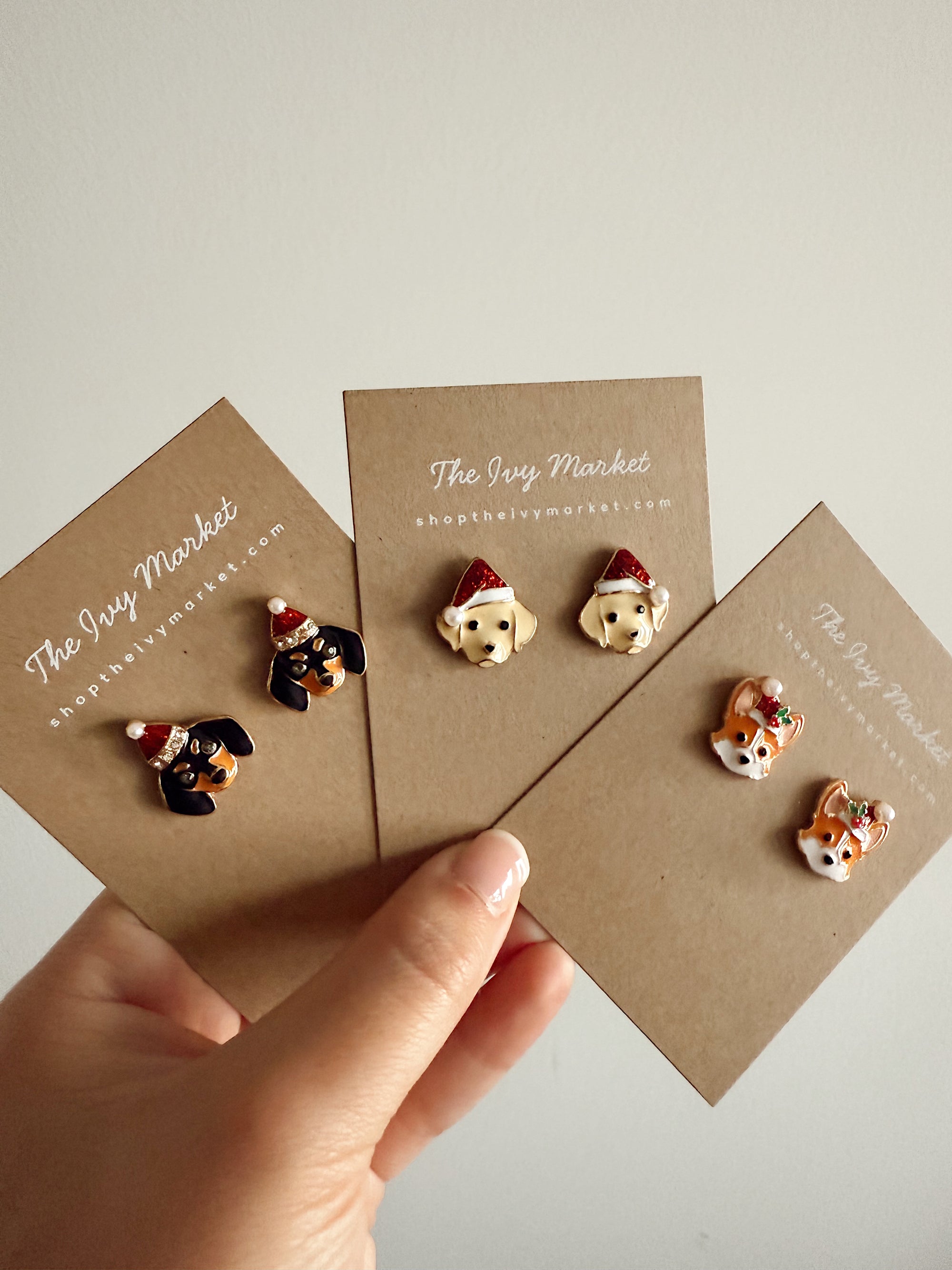 Happy Paw-lidays Stud Earrings