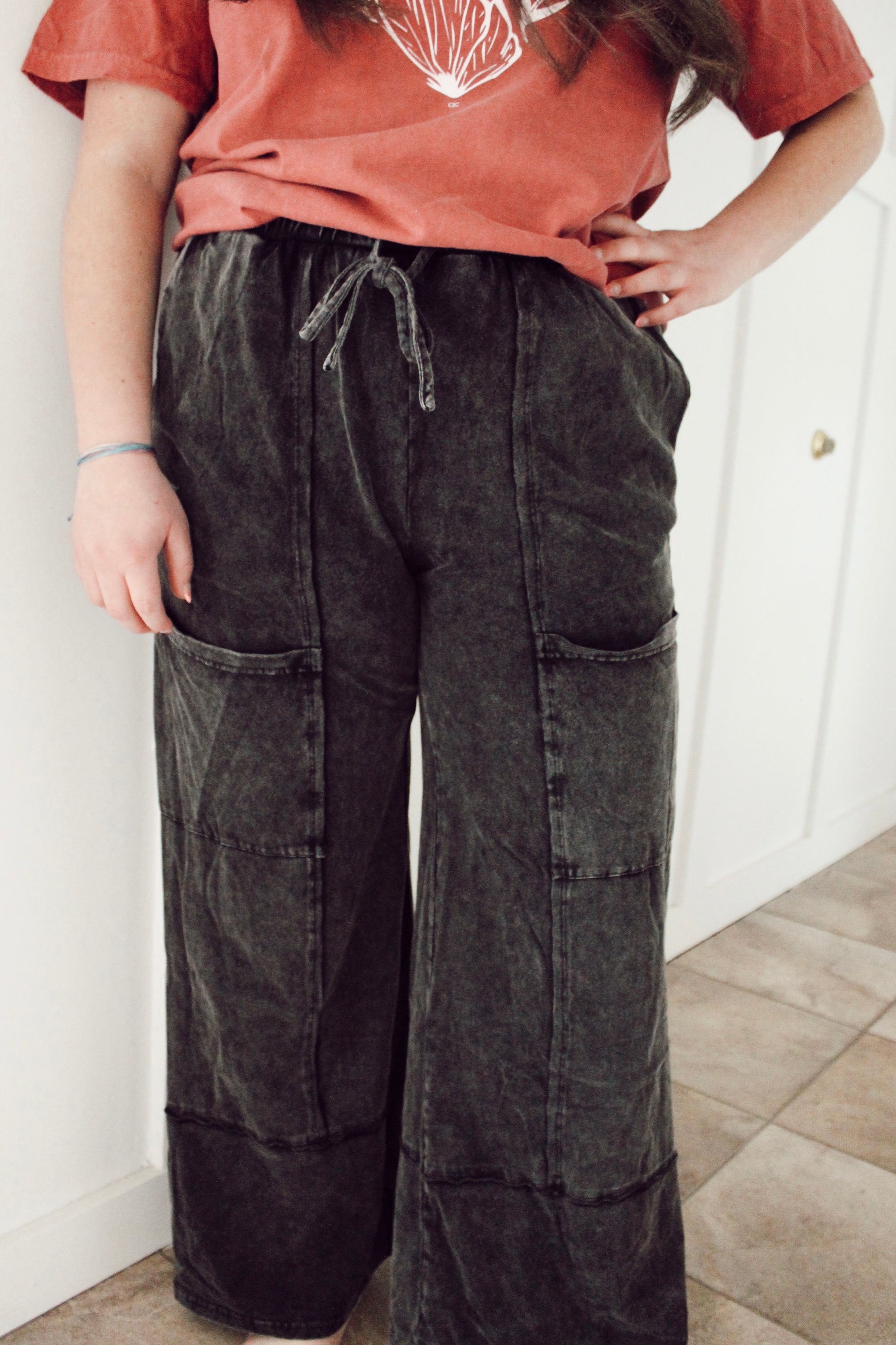 Speed Date Wide Leg Pants