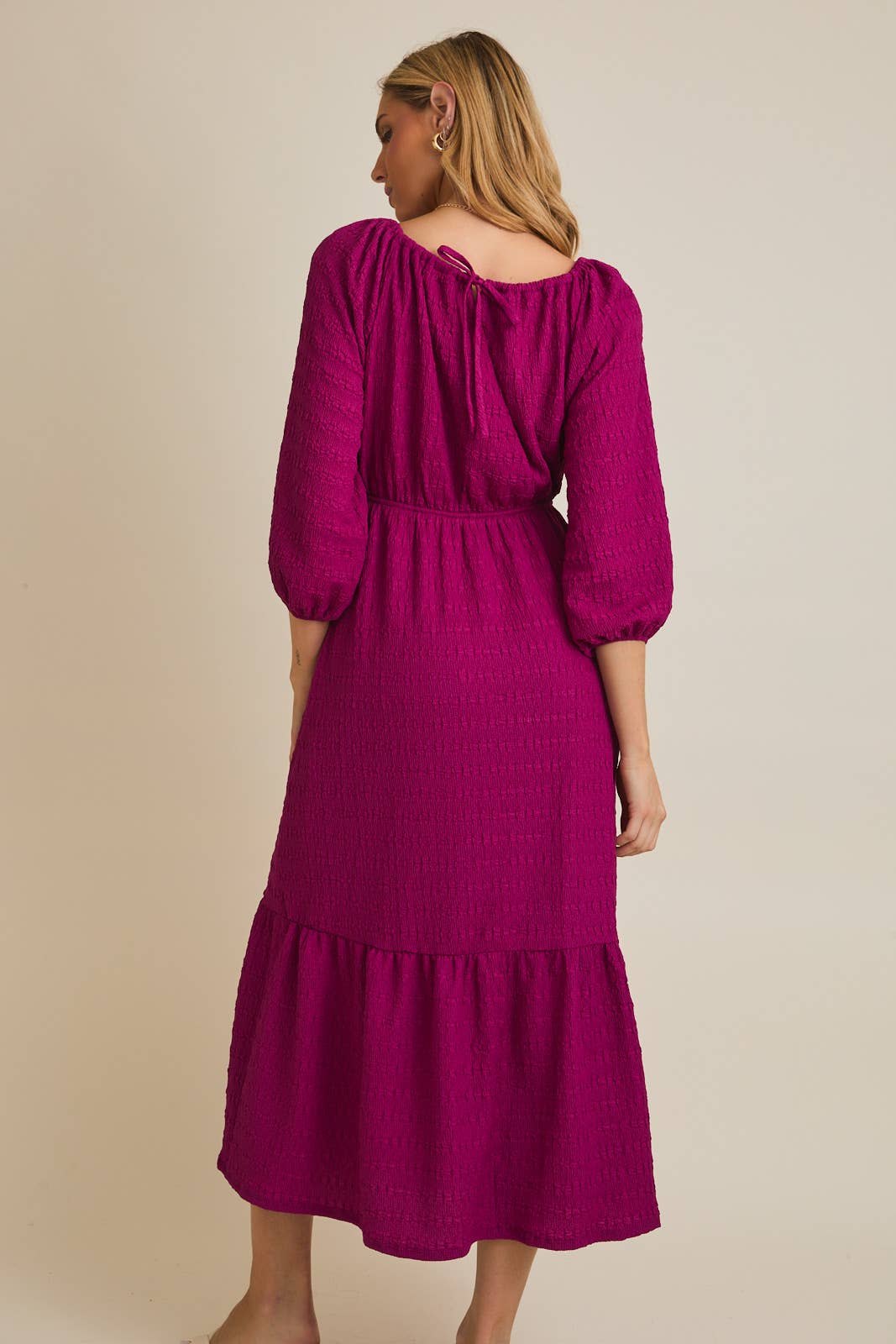 Frosted Sugarplum Midi Dress