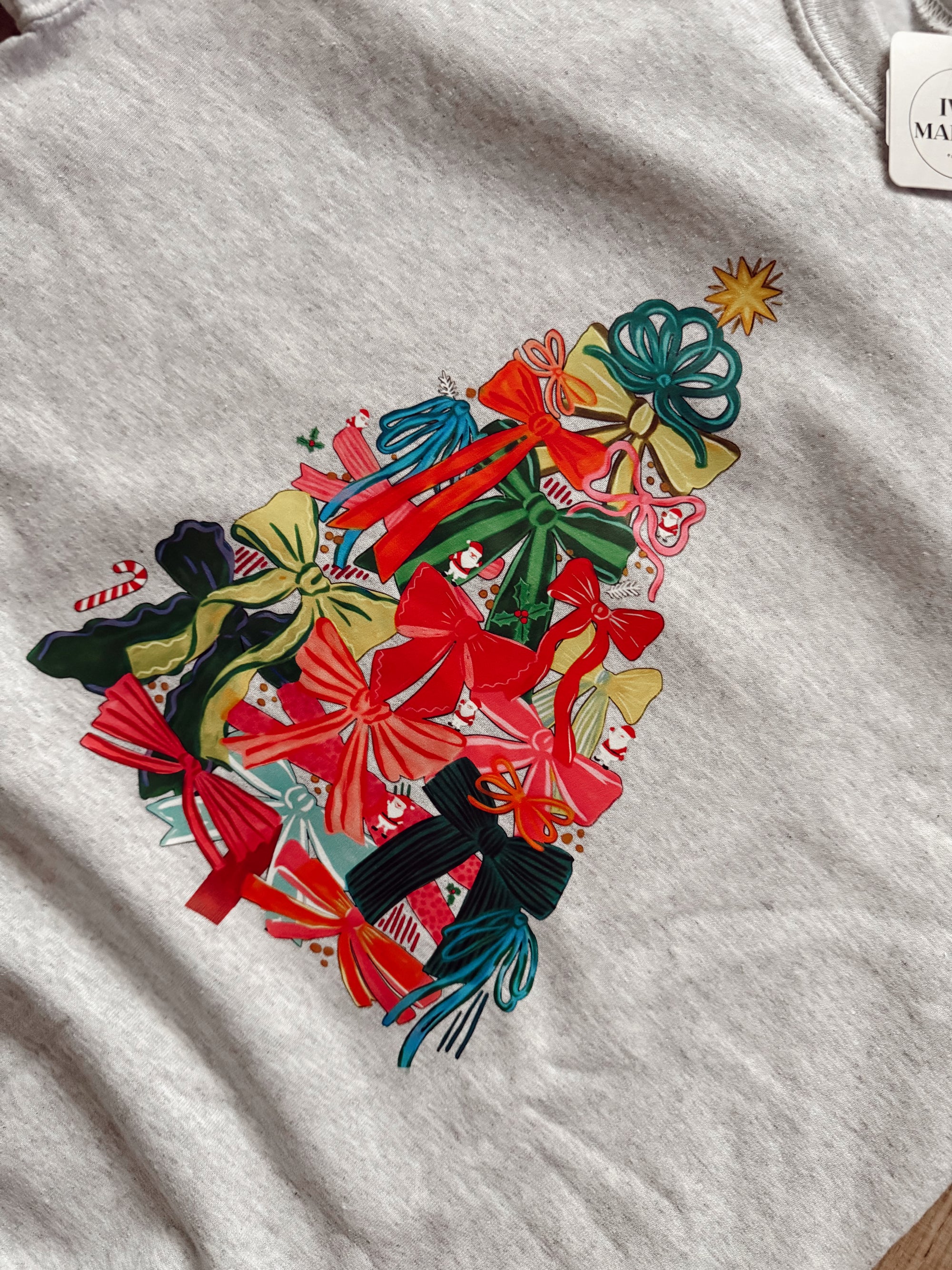 Colorful Christmas Tree Crewneck