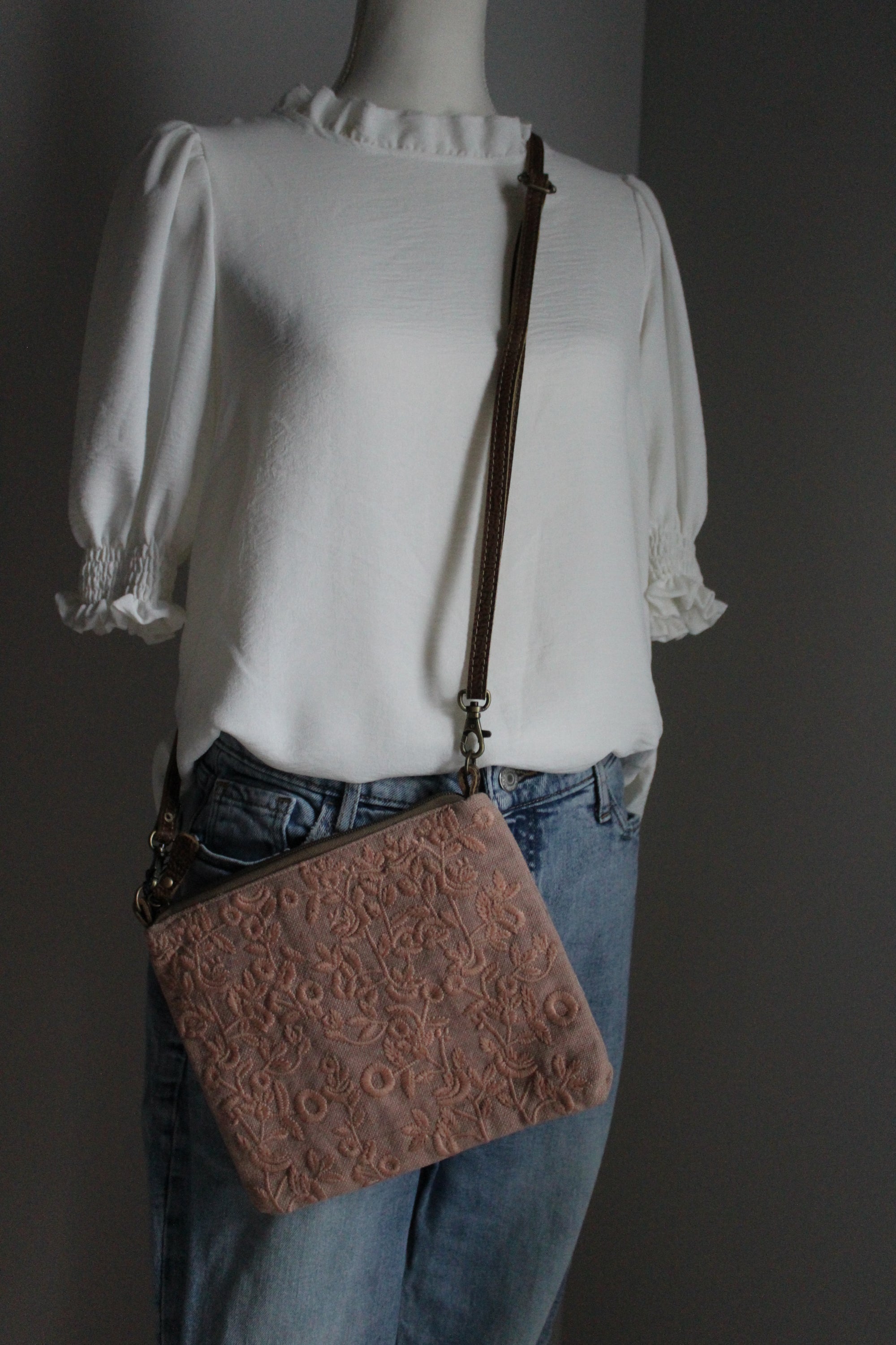 Vintage Garden Crossbody Bag