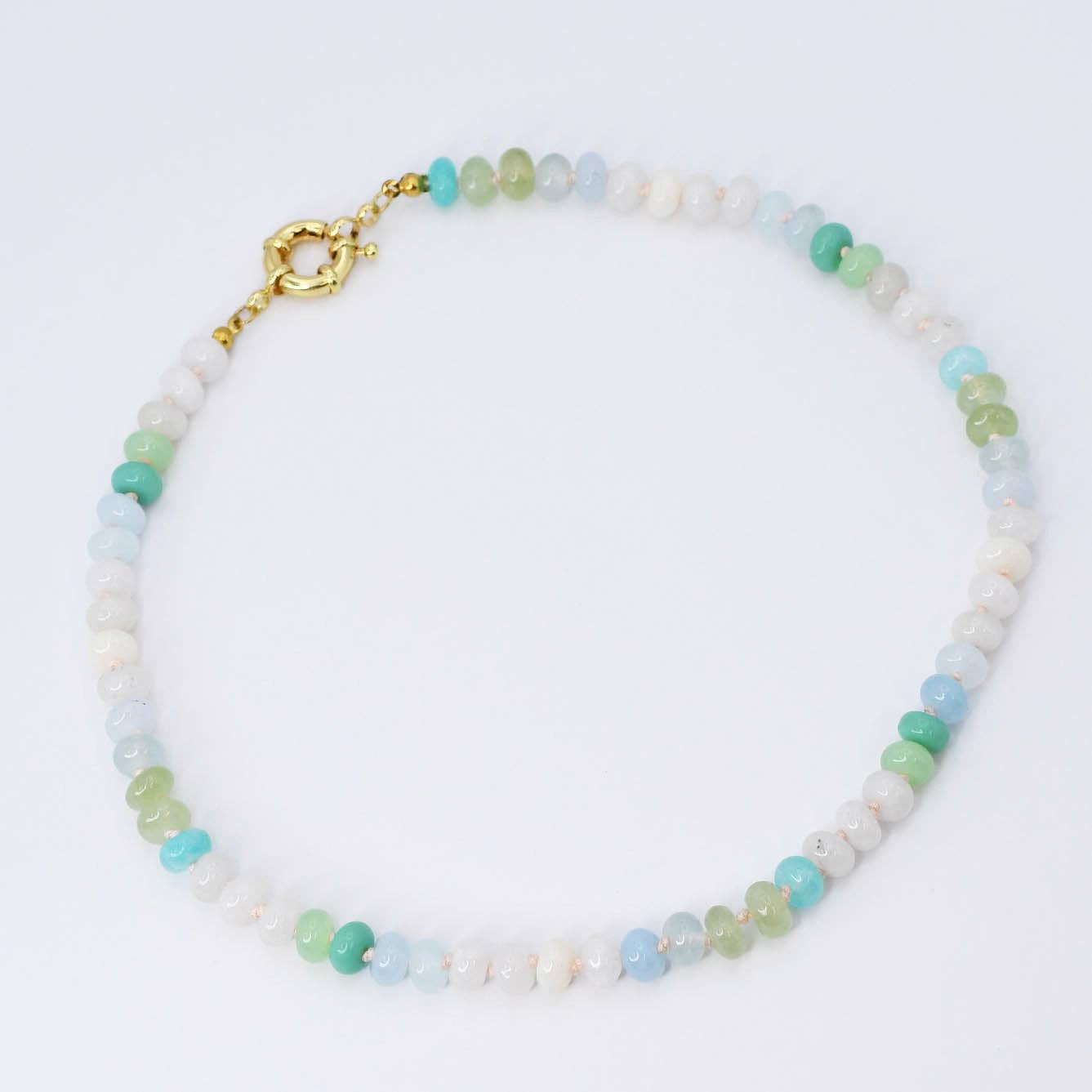 Minty Gemstone Necklace