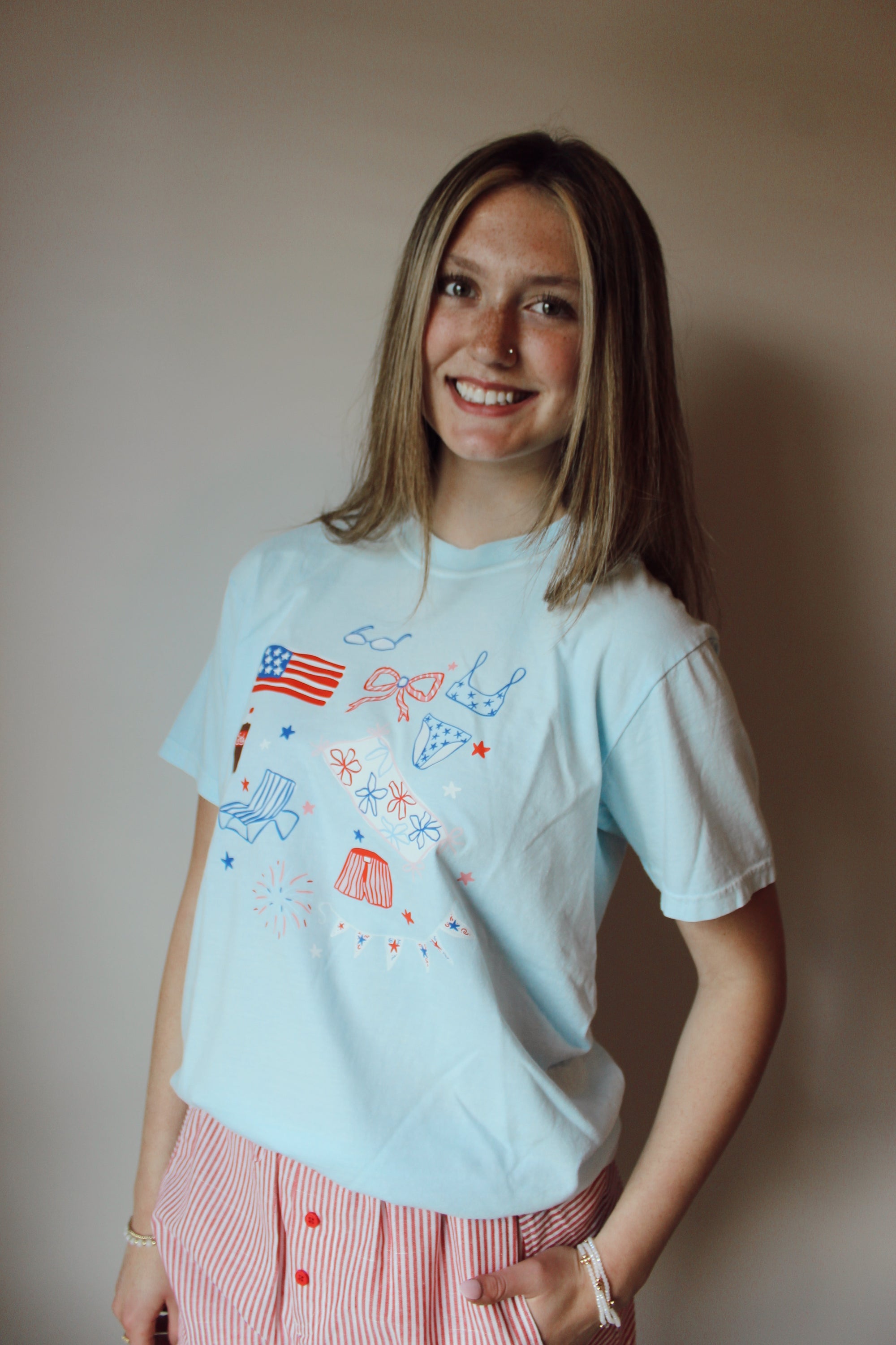 Patriotic Pool Day Tee
