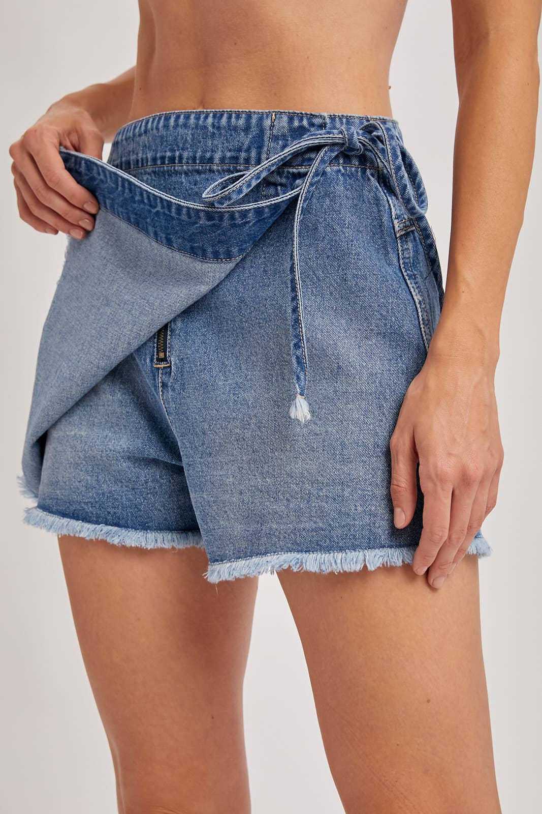 Booked & Busy Denim Skort