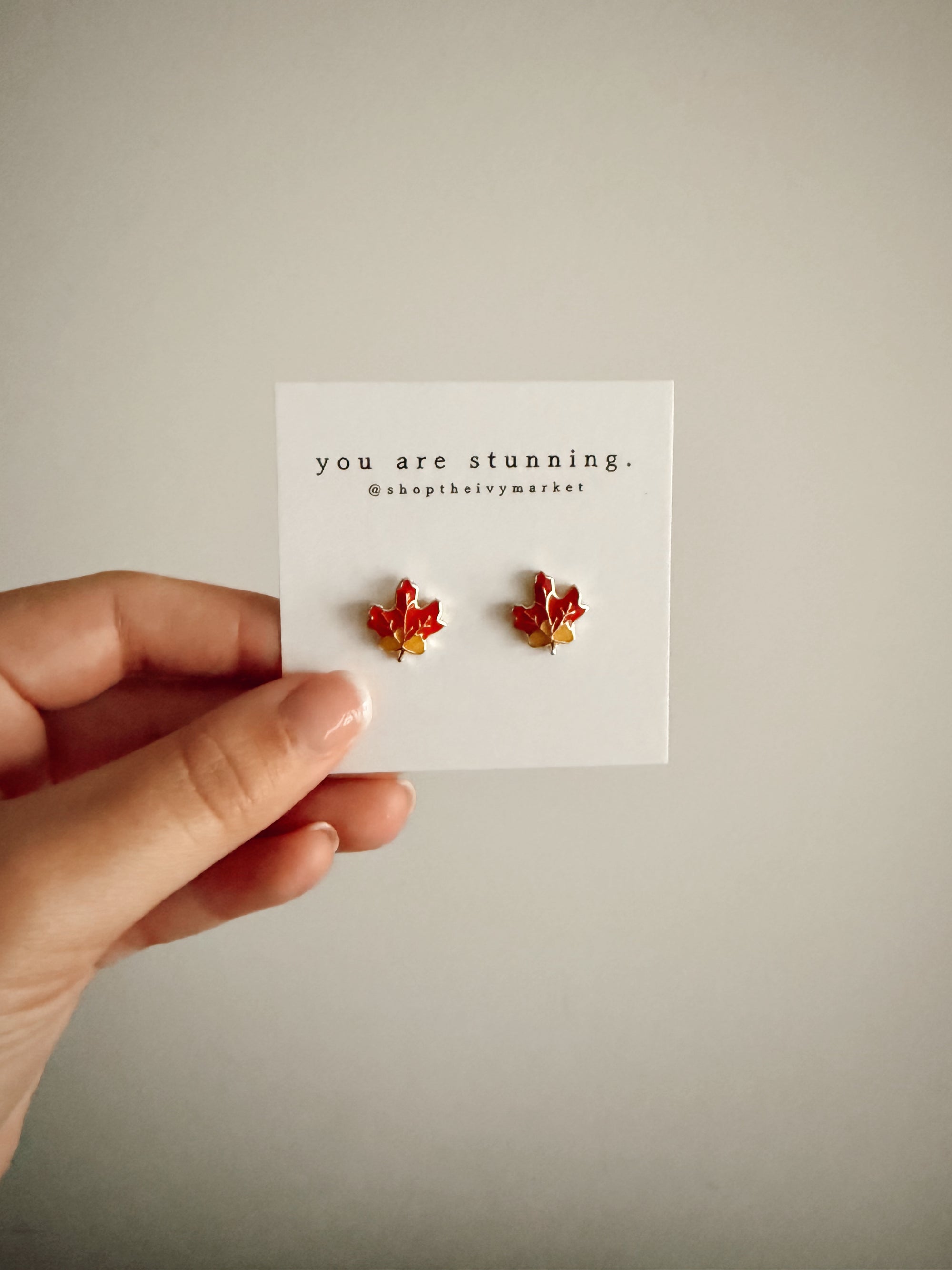 Thankful Turkey Stud Earrings