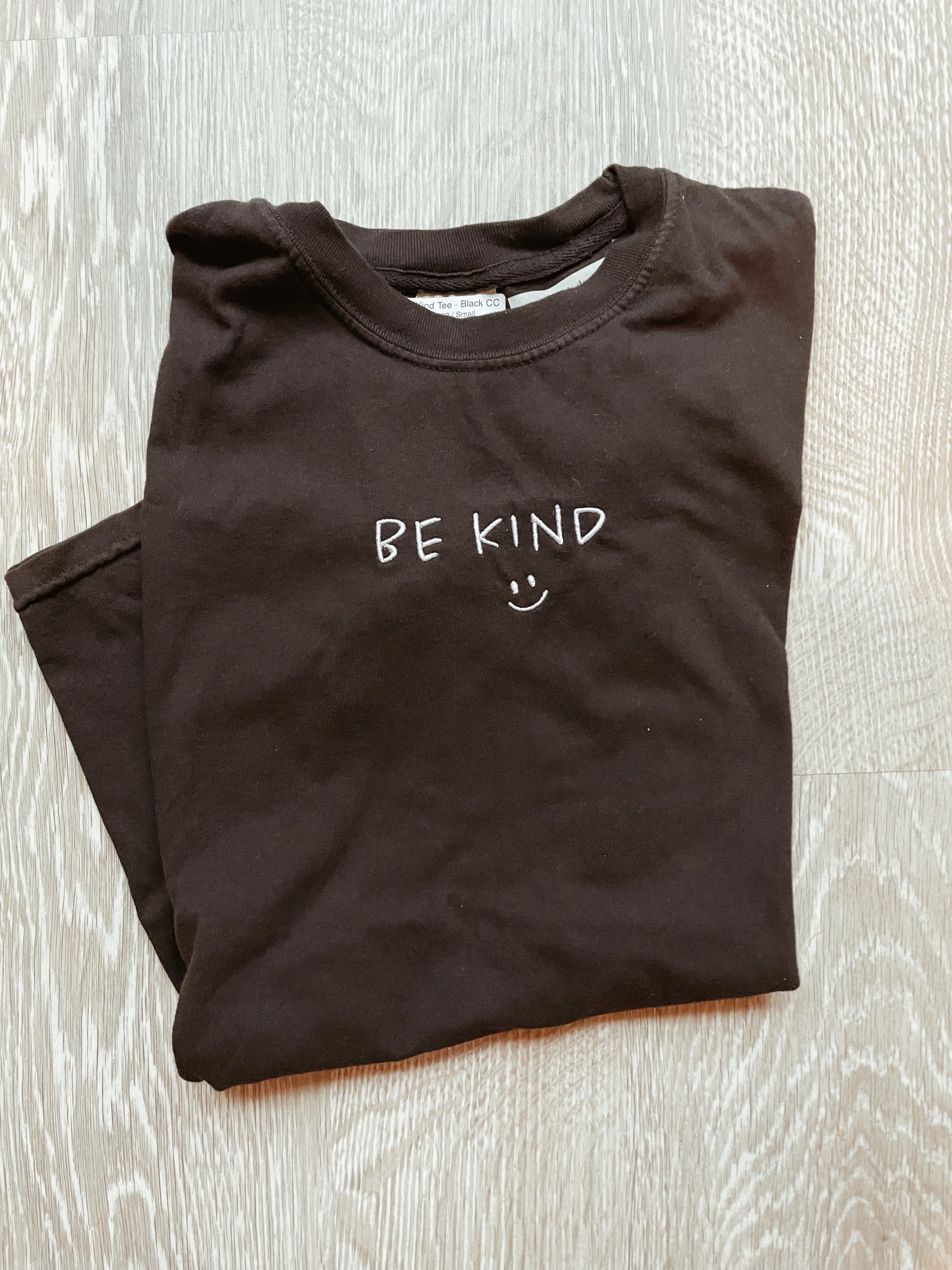 Be Kind Black Tee