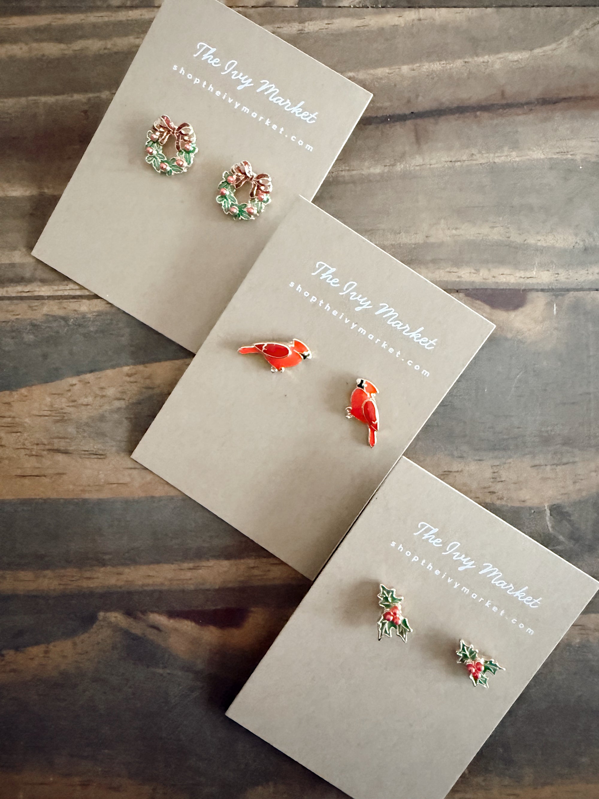 Christmas Spirit Stud Earrings