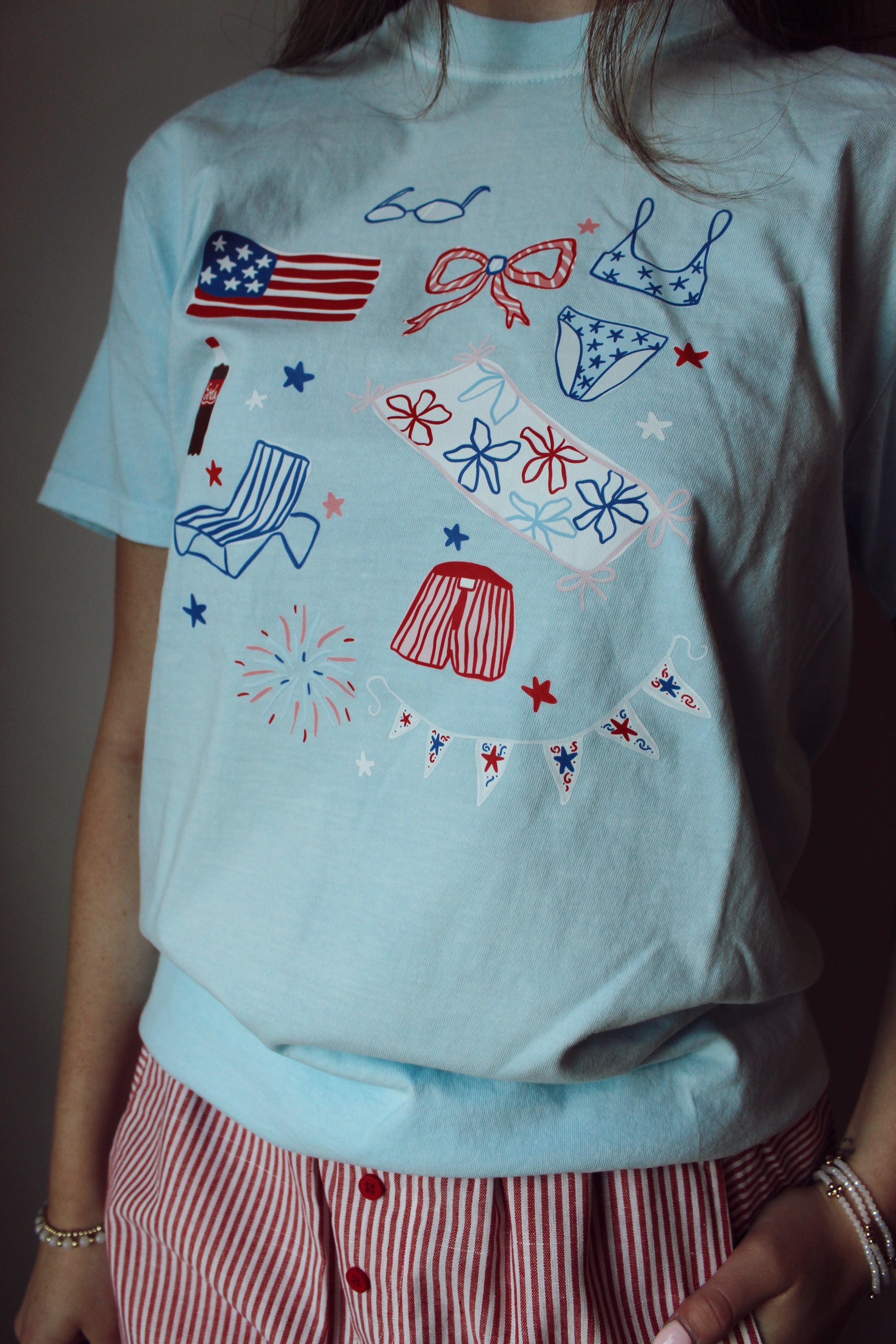 Patriotic Pool Day Tee
