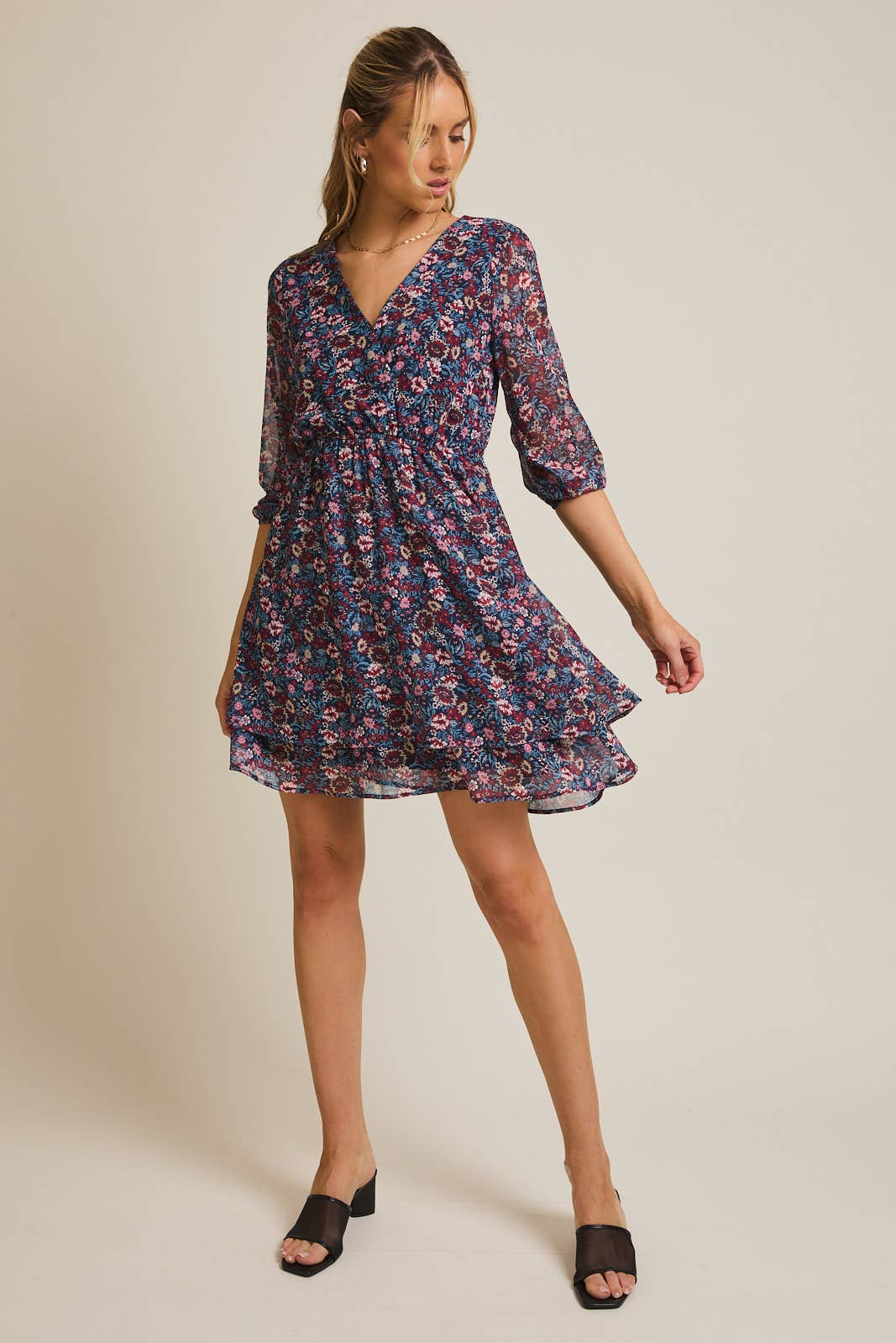 Midnight Blooms Dress