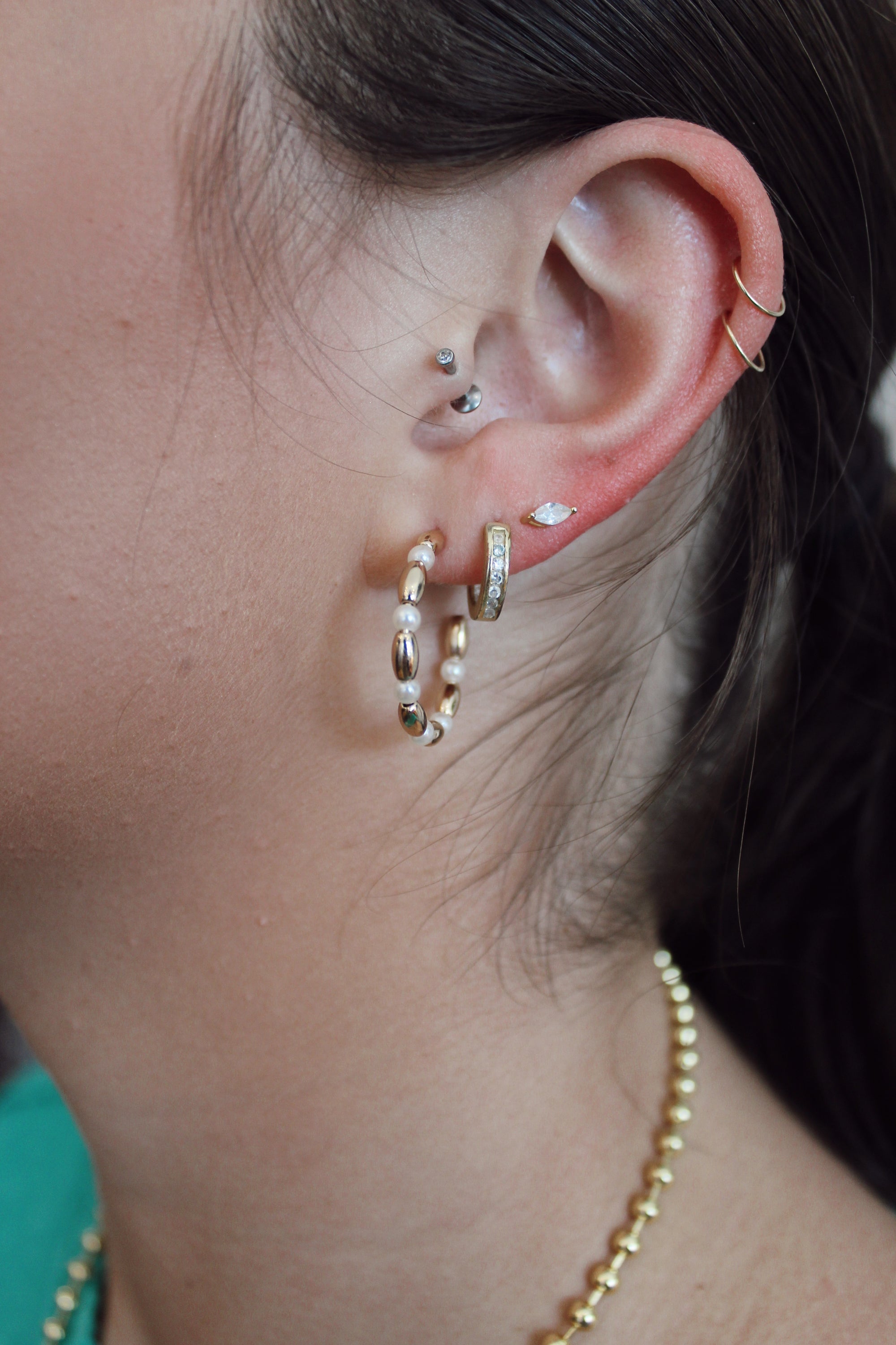 Mix Up Mini Hoop Earrings