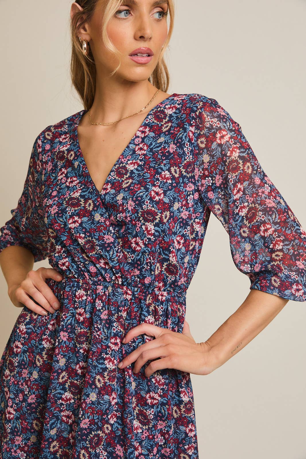 Midnight Blooms Dress