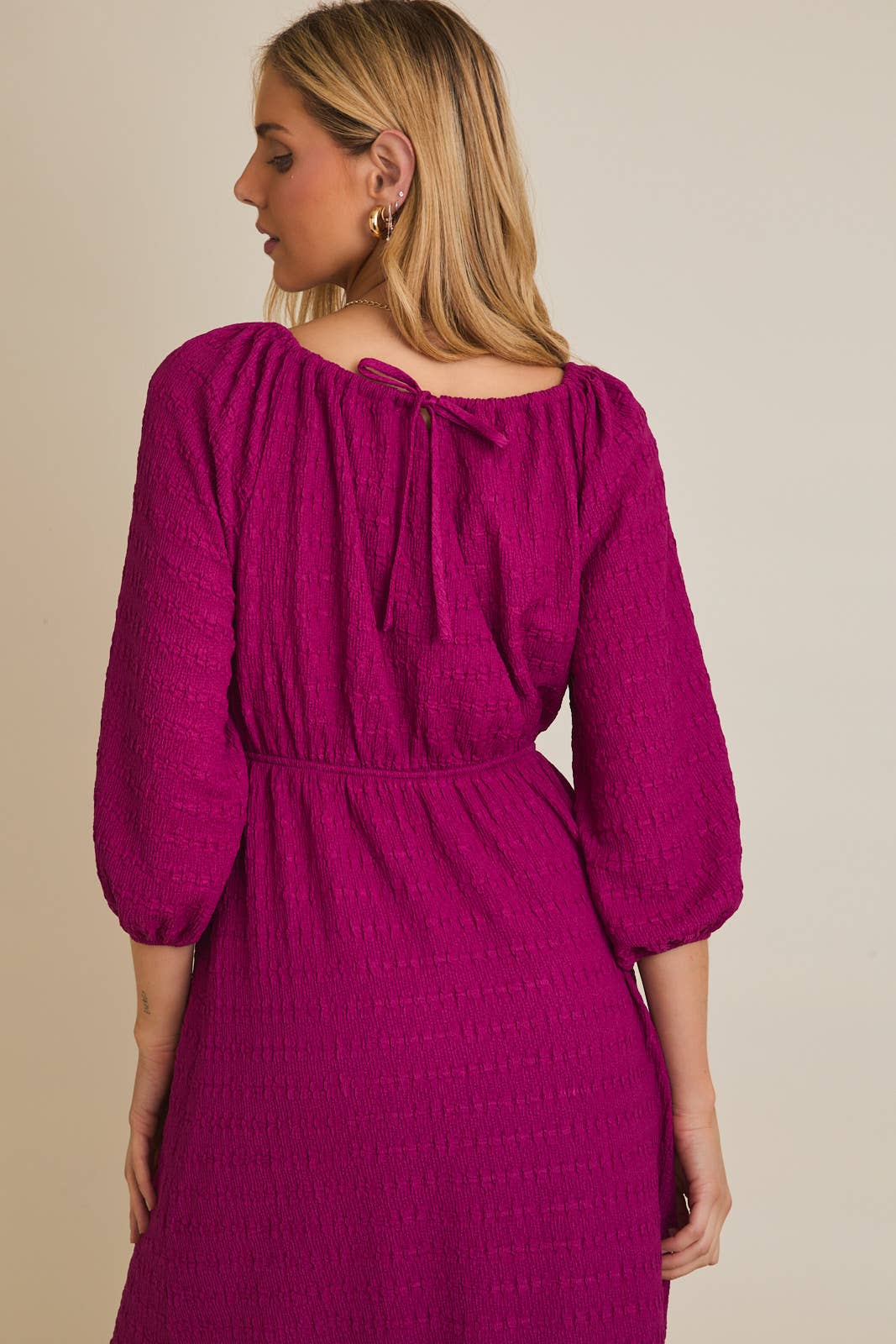 Frosted Sugarplum Midi Dress