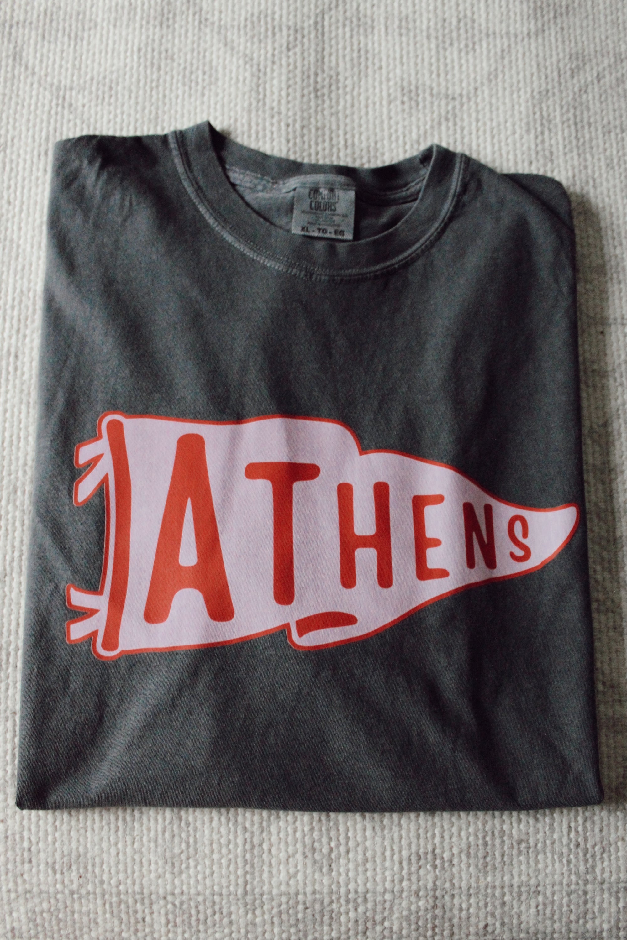 Athens Pink Pennant Tee