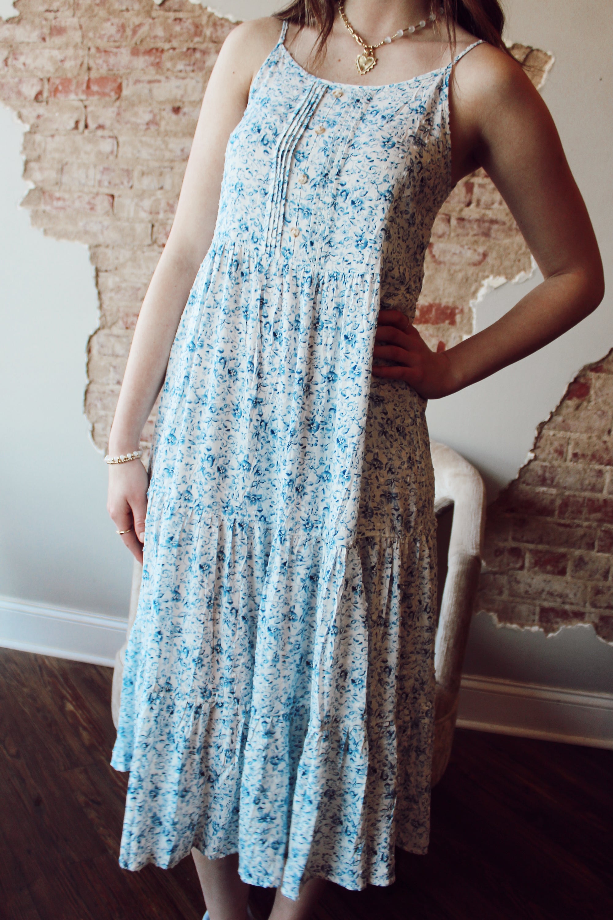 Spring Showers Midi Dress