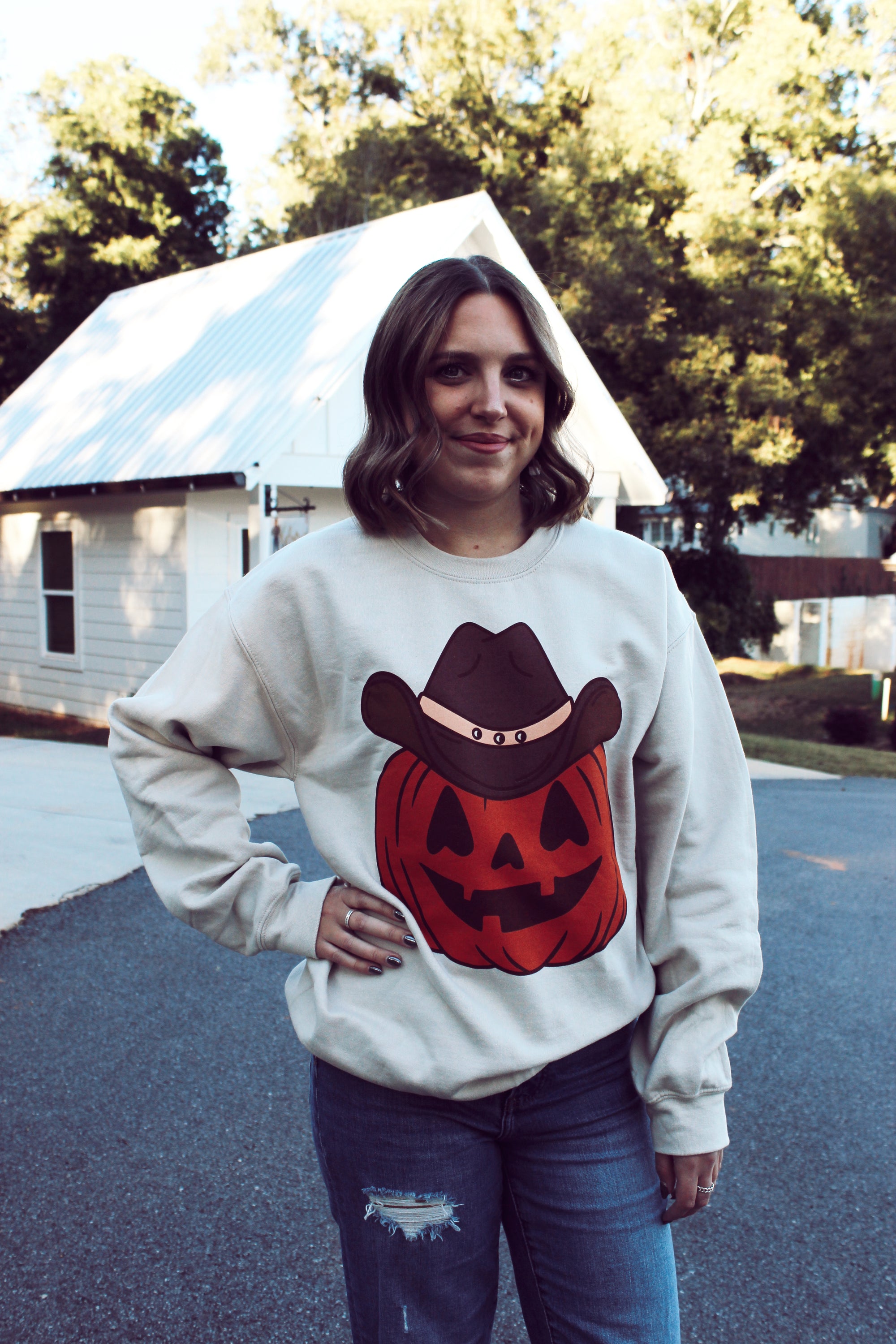 Howdy Pumpkin Crewneck