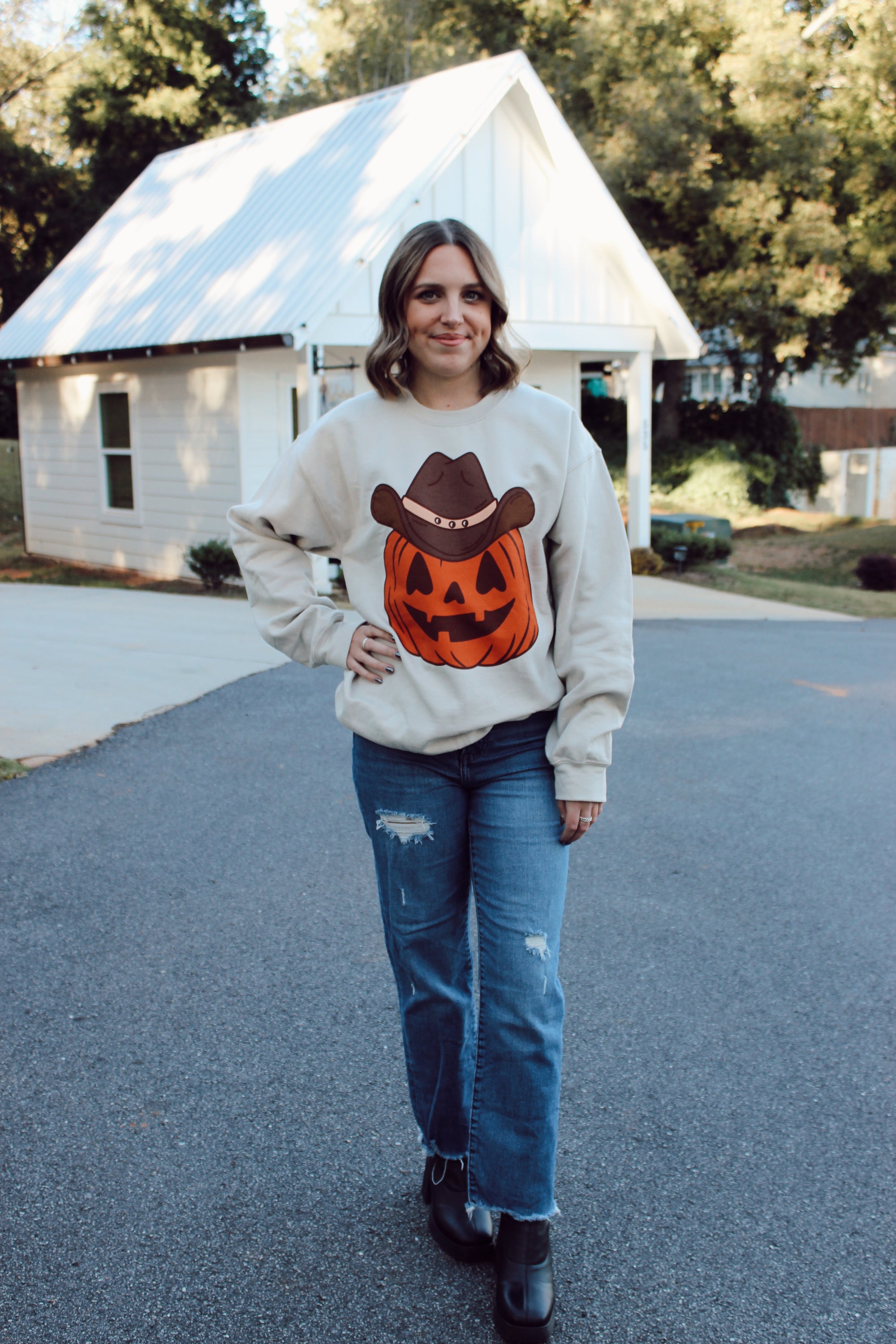 Howdy Pumpkin Crewneck