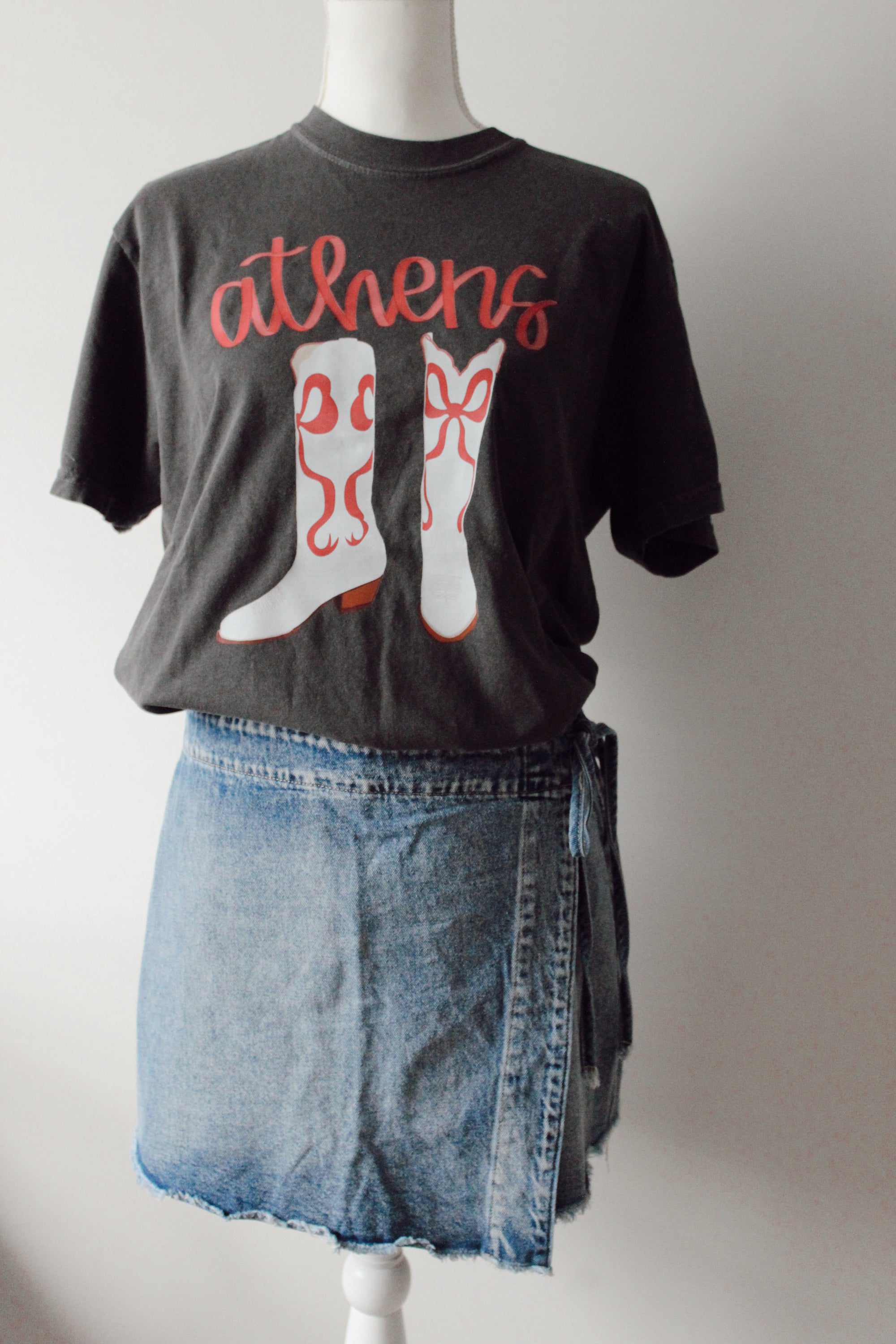 Booked & Busy Denim Skort