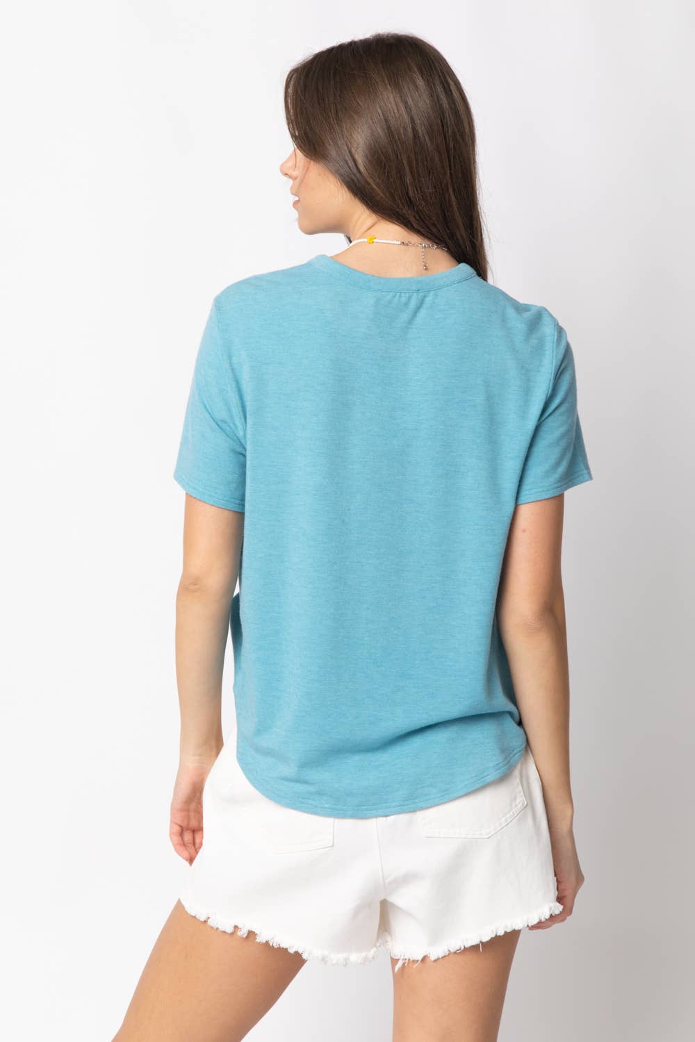 Twisted Hem Knit Top