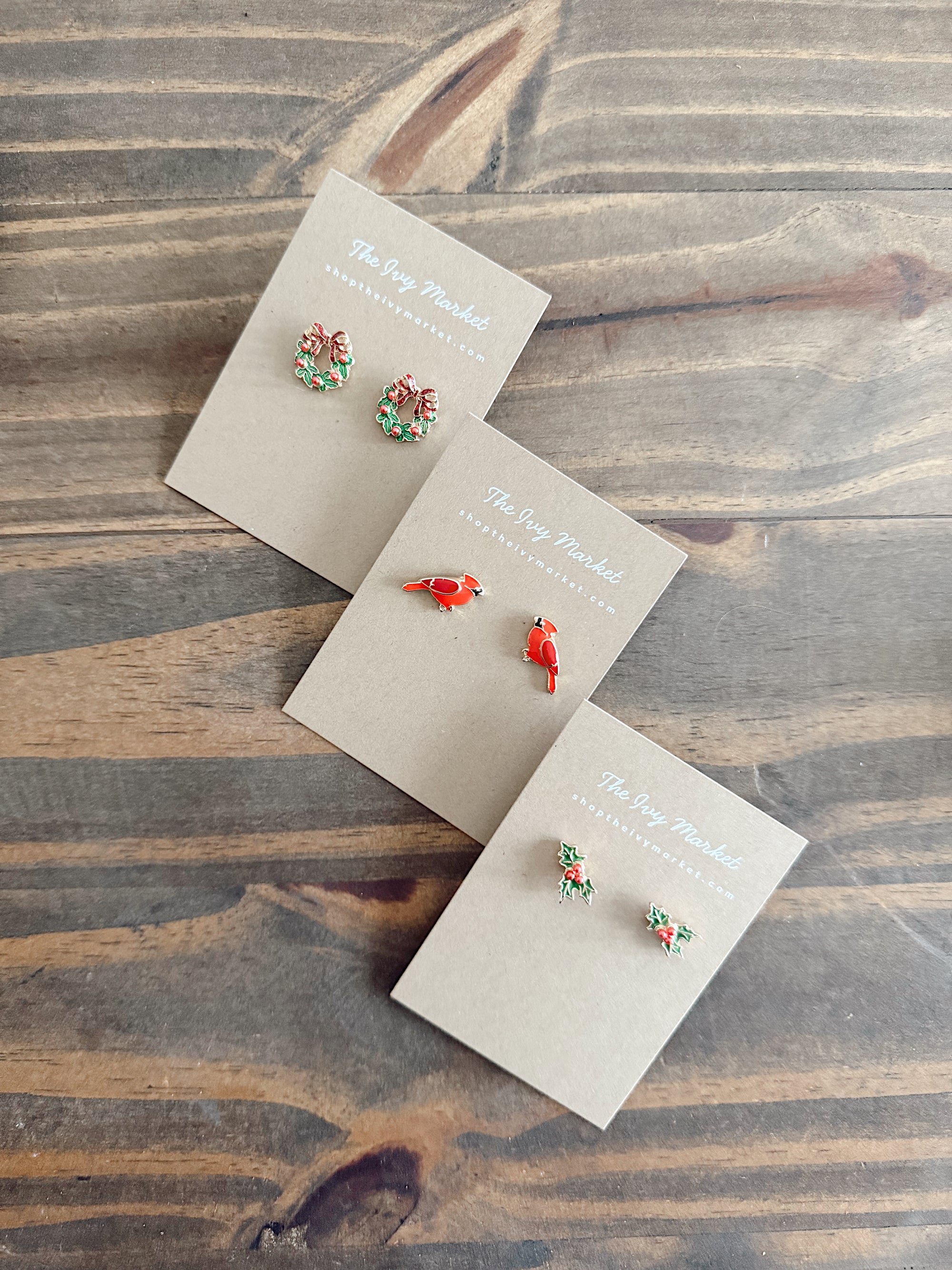 Christmas Spirit Stud Earrings