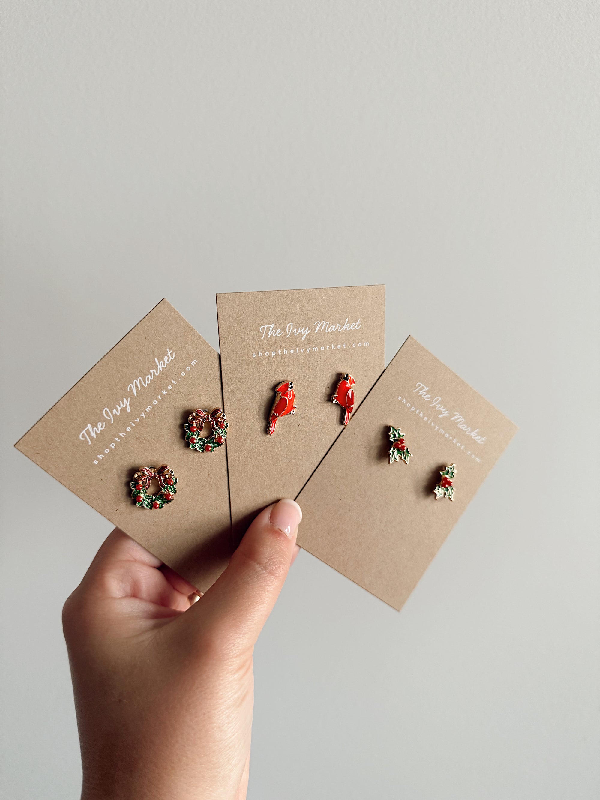 Christmas Spirit Stud Earrings