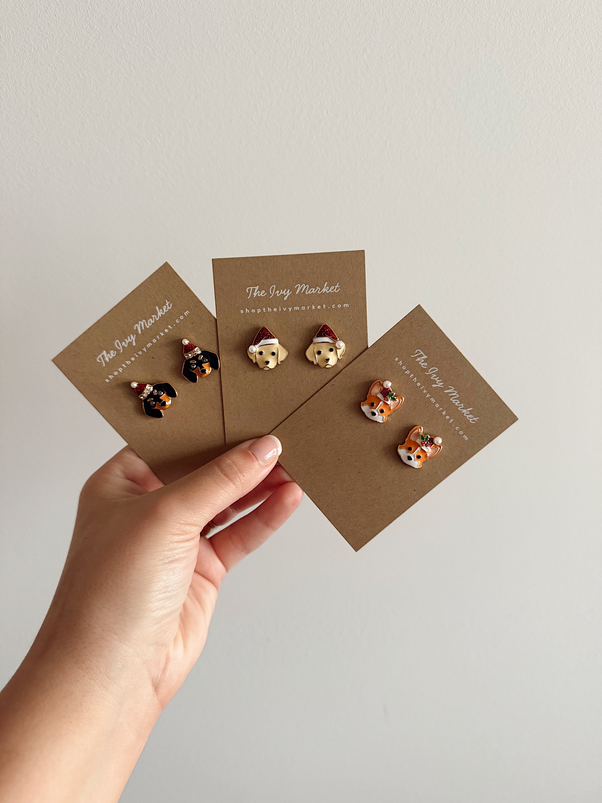 Happy Paw-lidays Stud Earrings