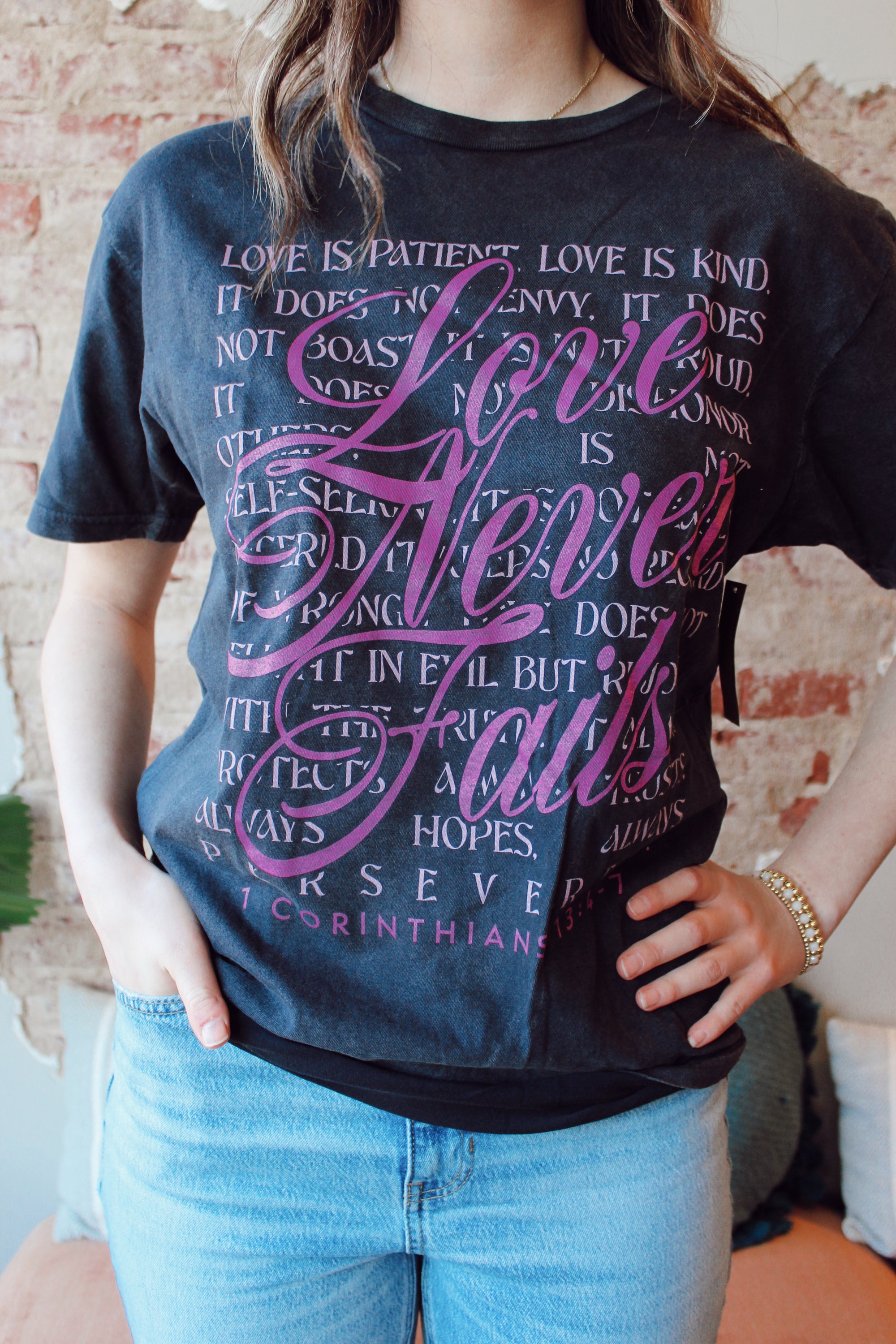 Love Never Fails Tee