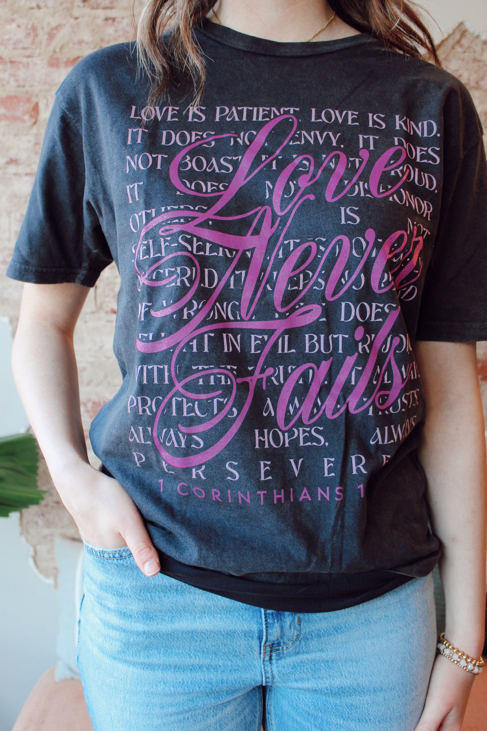 Love Never Fails Tee