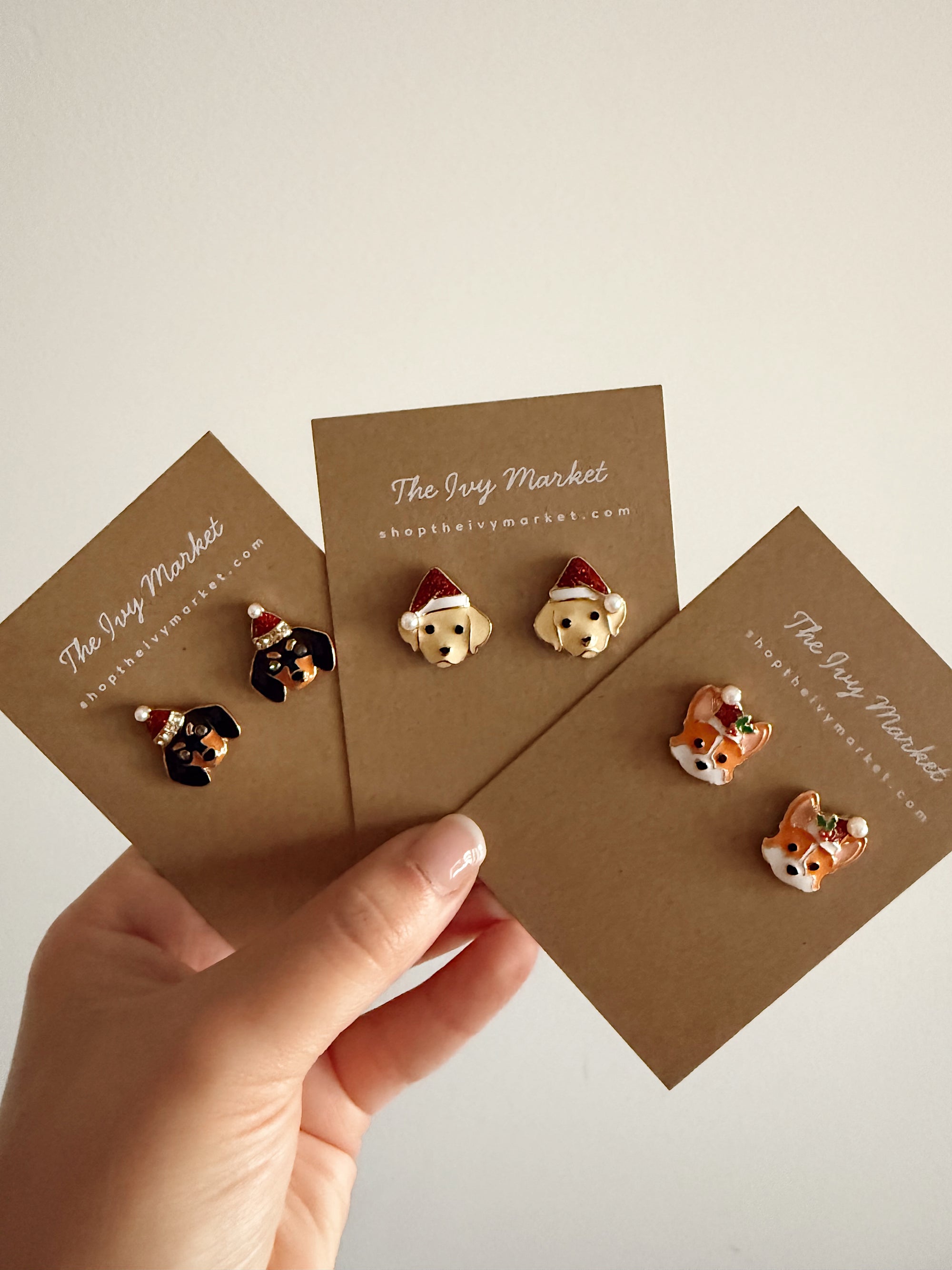 Happy Paw-lidays Stud Earrings