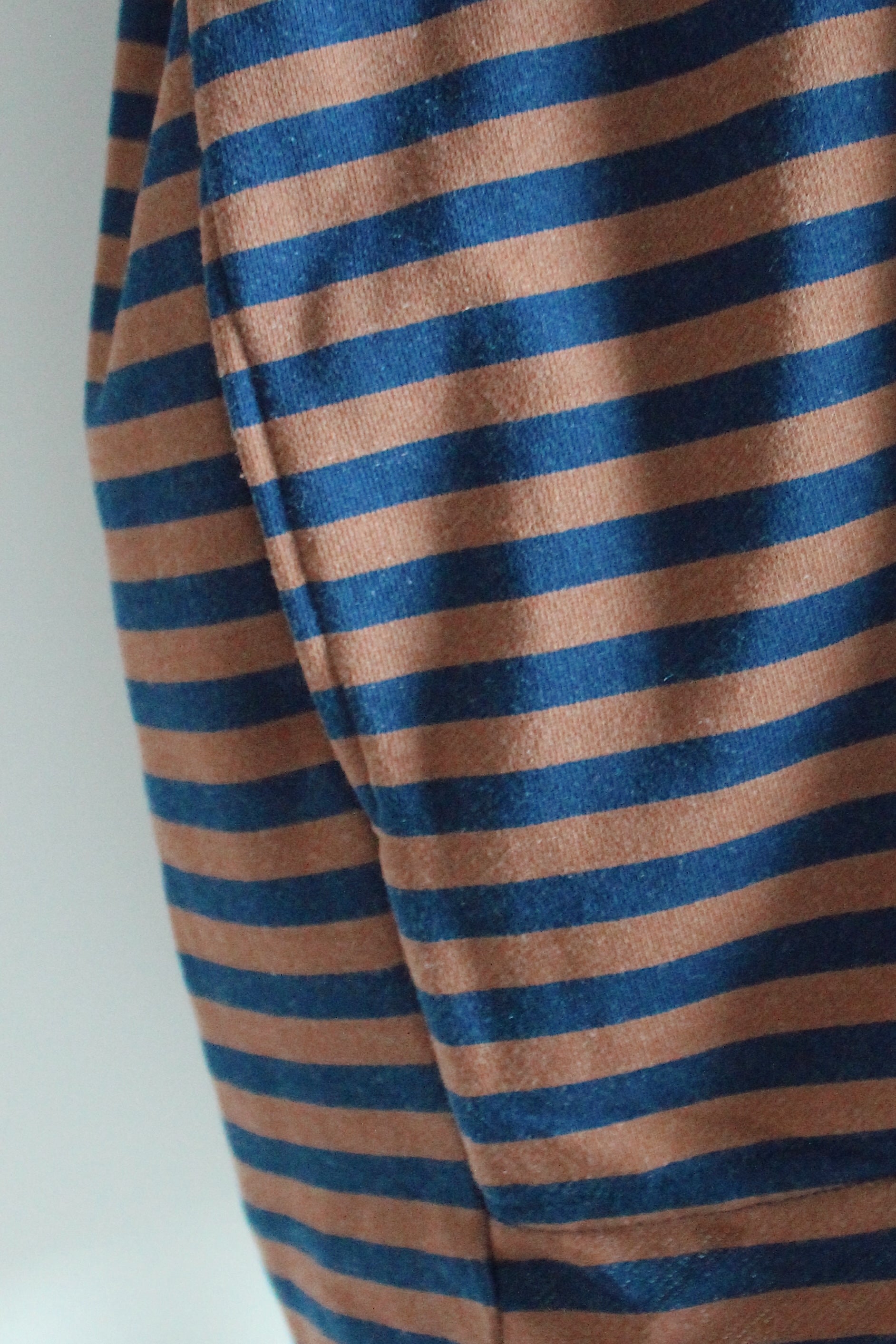 Seeing Stripes T-shirt Dress / Brick + Navy