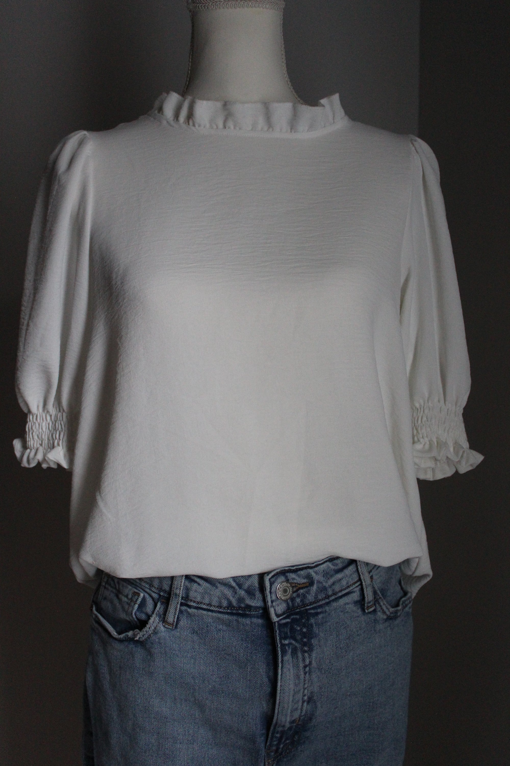 Charlotte Ruffle Sleeve Blouse