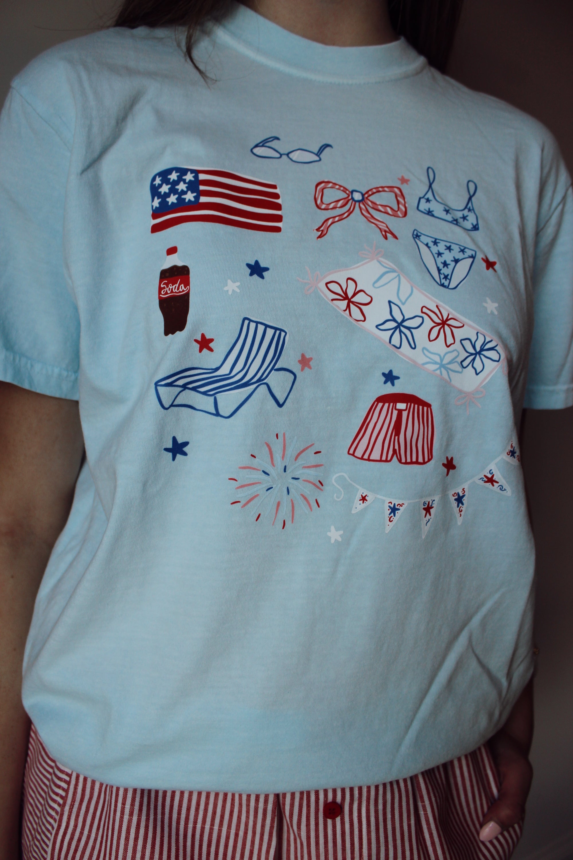Patriotic Pool Day Tee