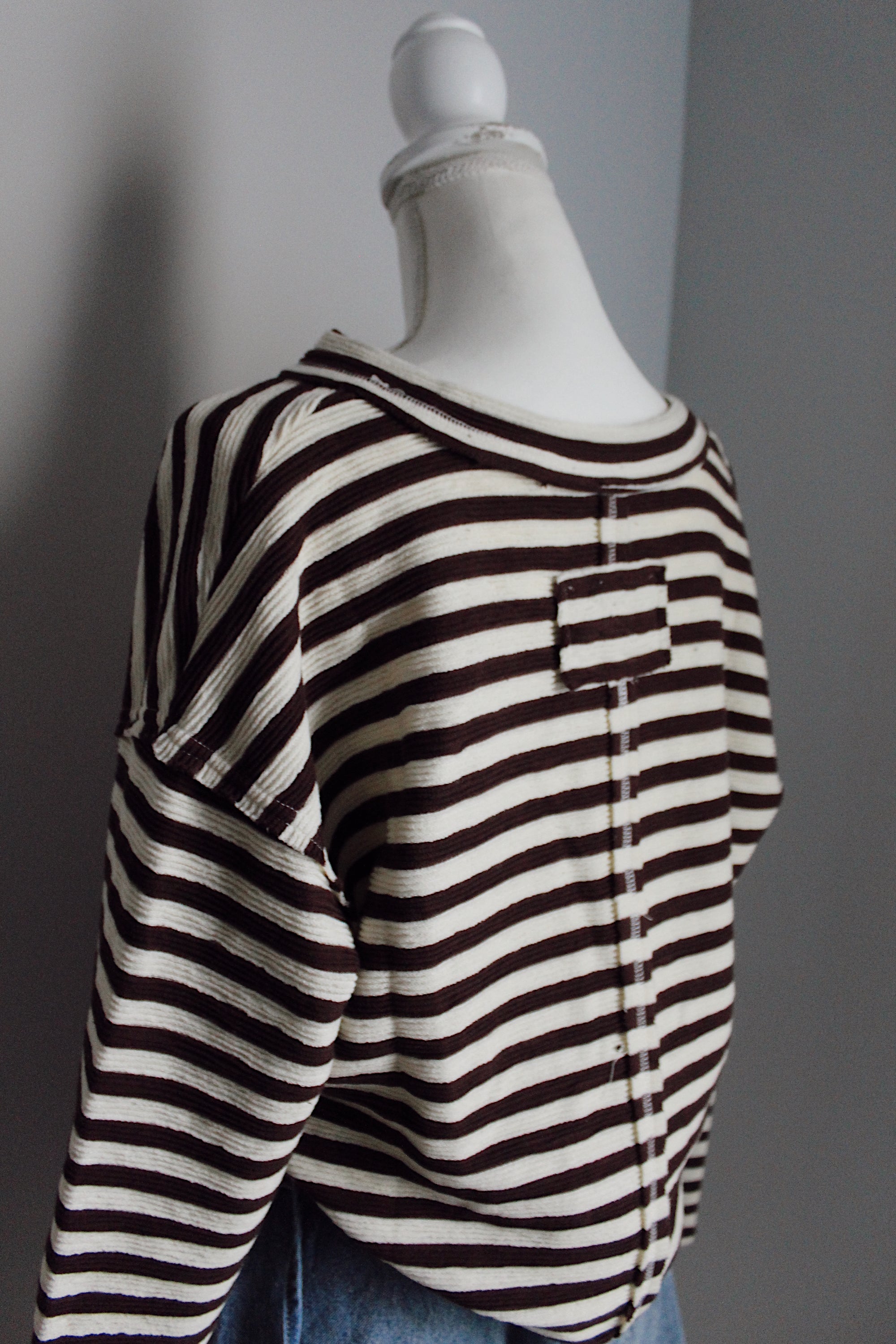 Cabin Weekend Striped Top