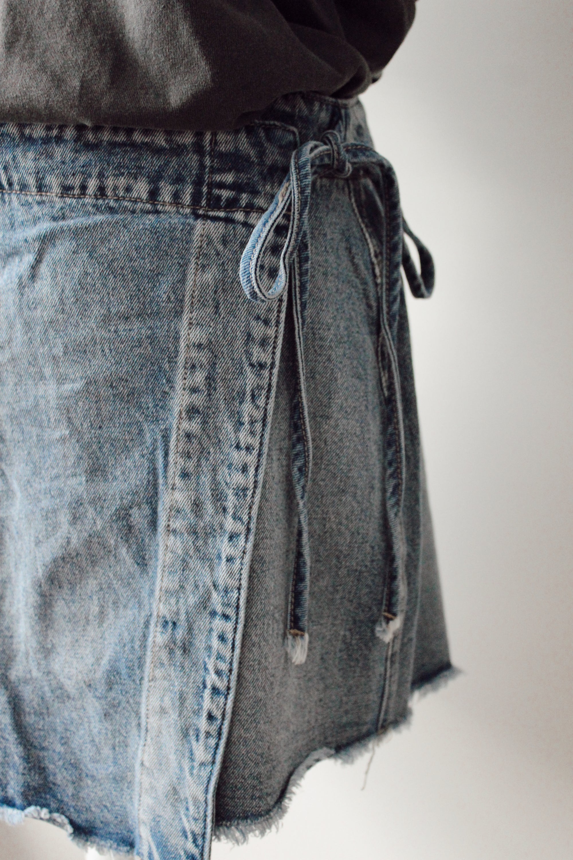 Booked & Busy Denim Skort
