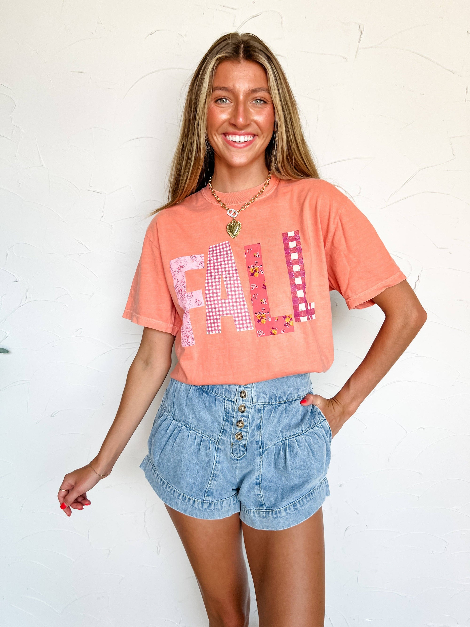 Fall Picnic Patterned Tee