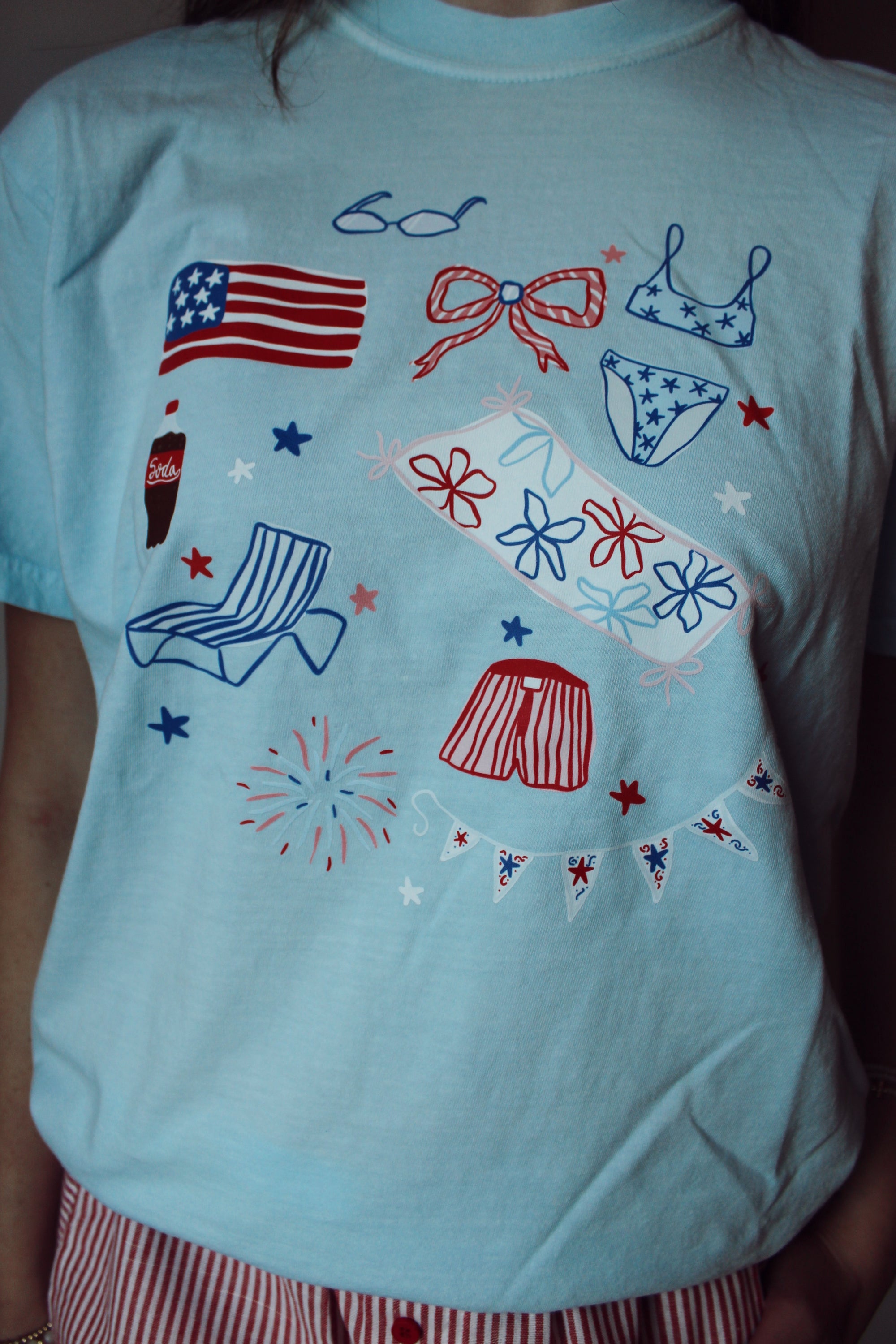 Patriotic Pool Day Tee