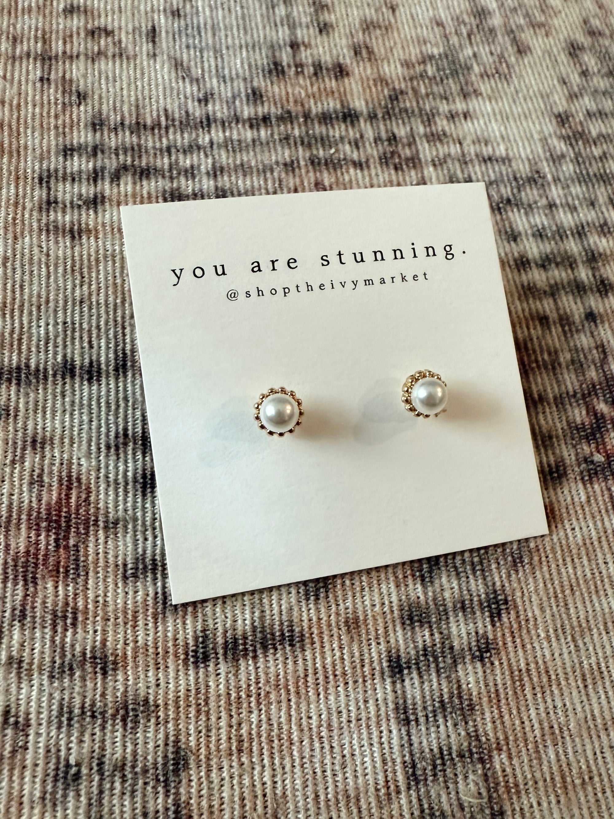 With Elegance Stud Earrings