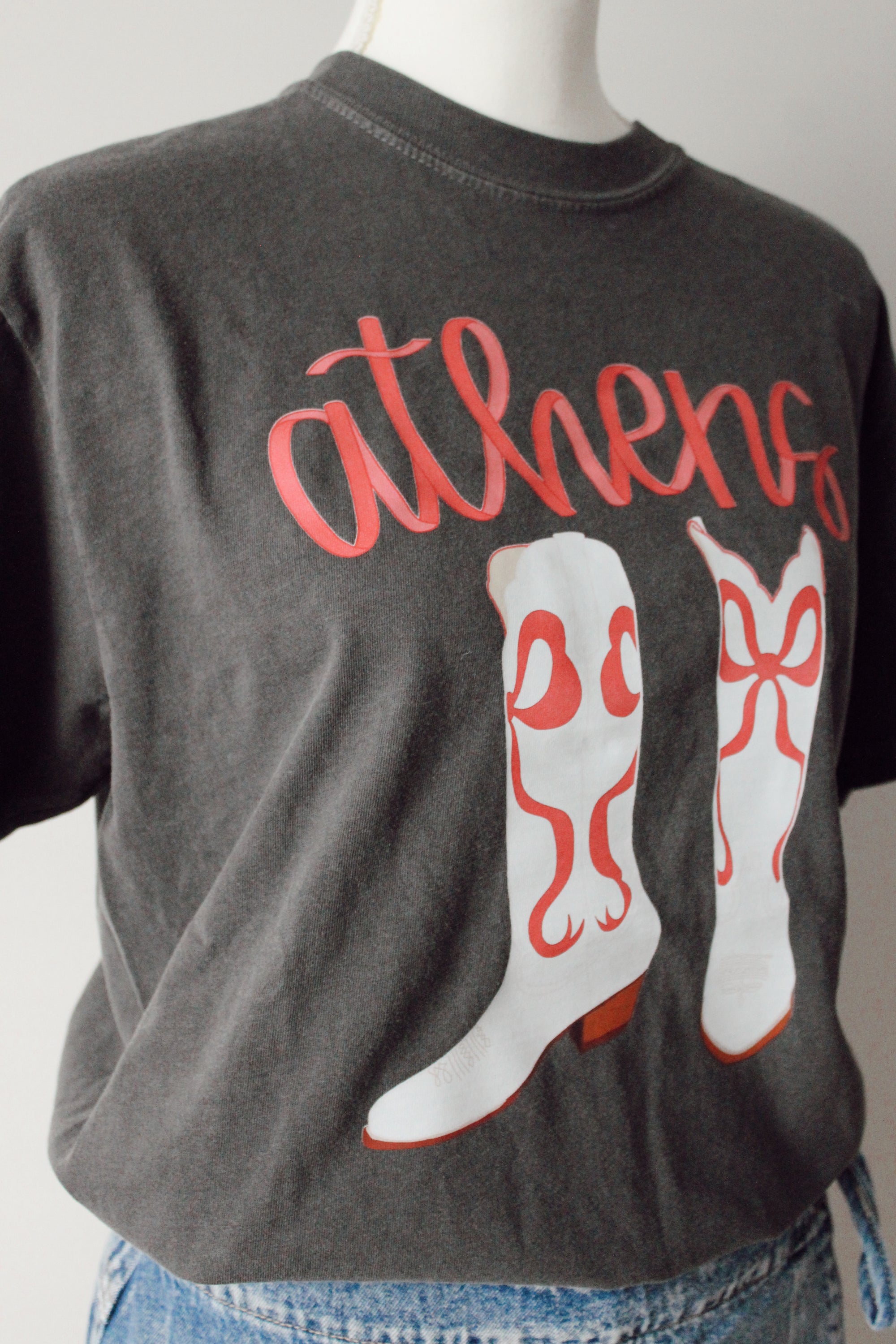 Athens Game Day Boots Tee