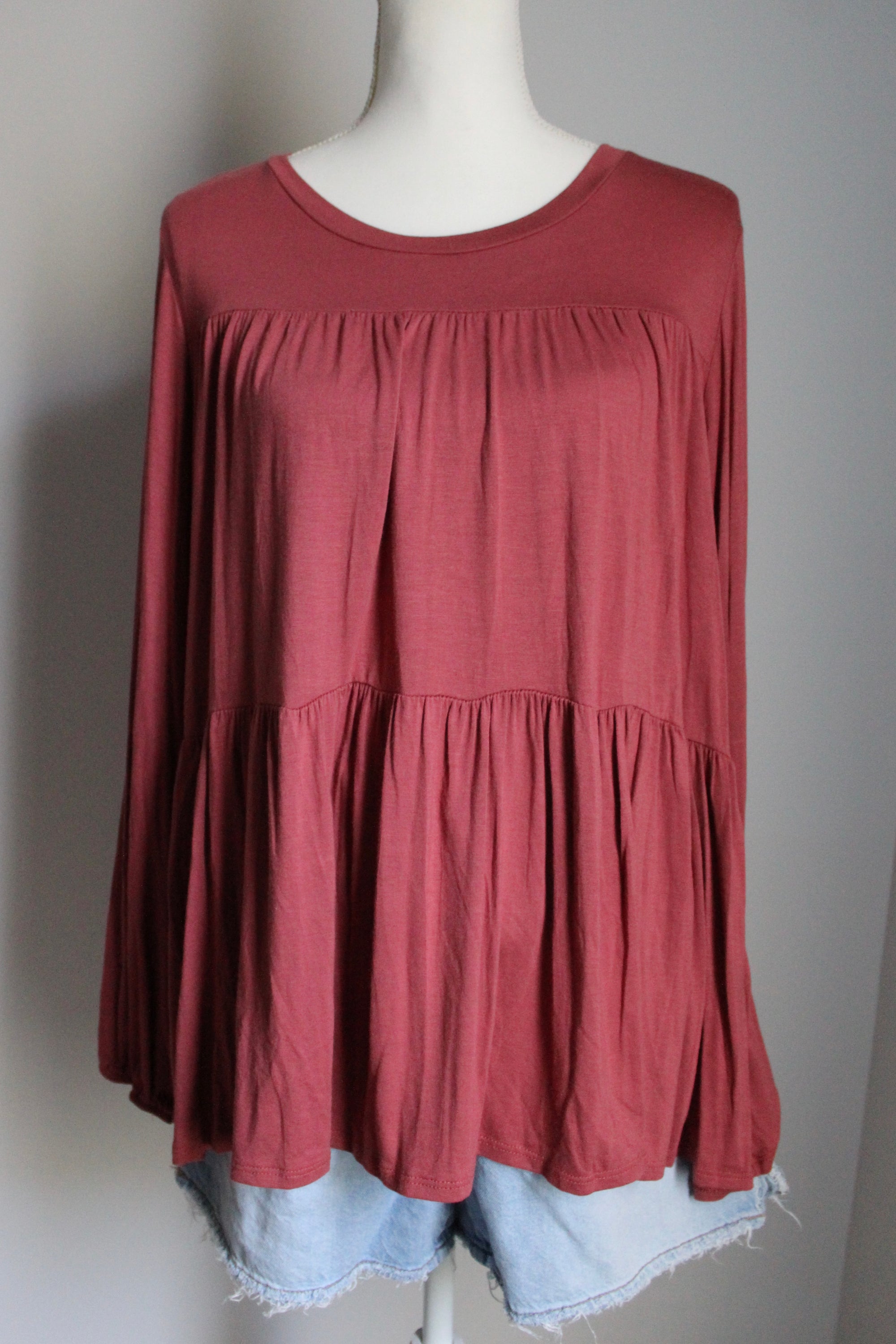 Chasing Fall Tiered Top